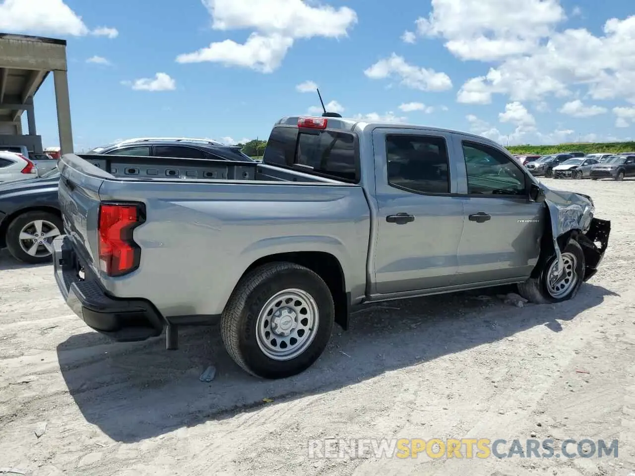 3 fotografías del automóvil dañado 1GCGSBEC4R1183241 CHEVROLET COLORADO 2024