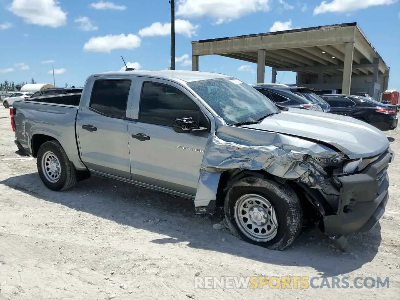 4 fotografías del automóvil dañado 1GCGSBEC4R1183241 CHEVROLET COLORADO 2024