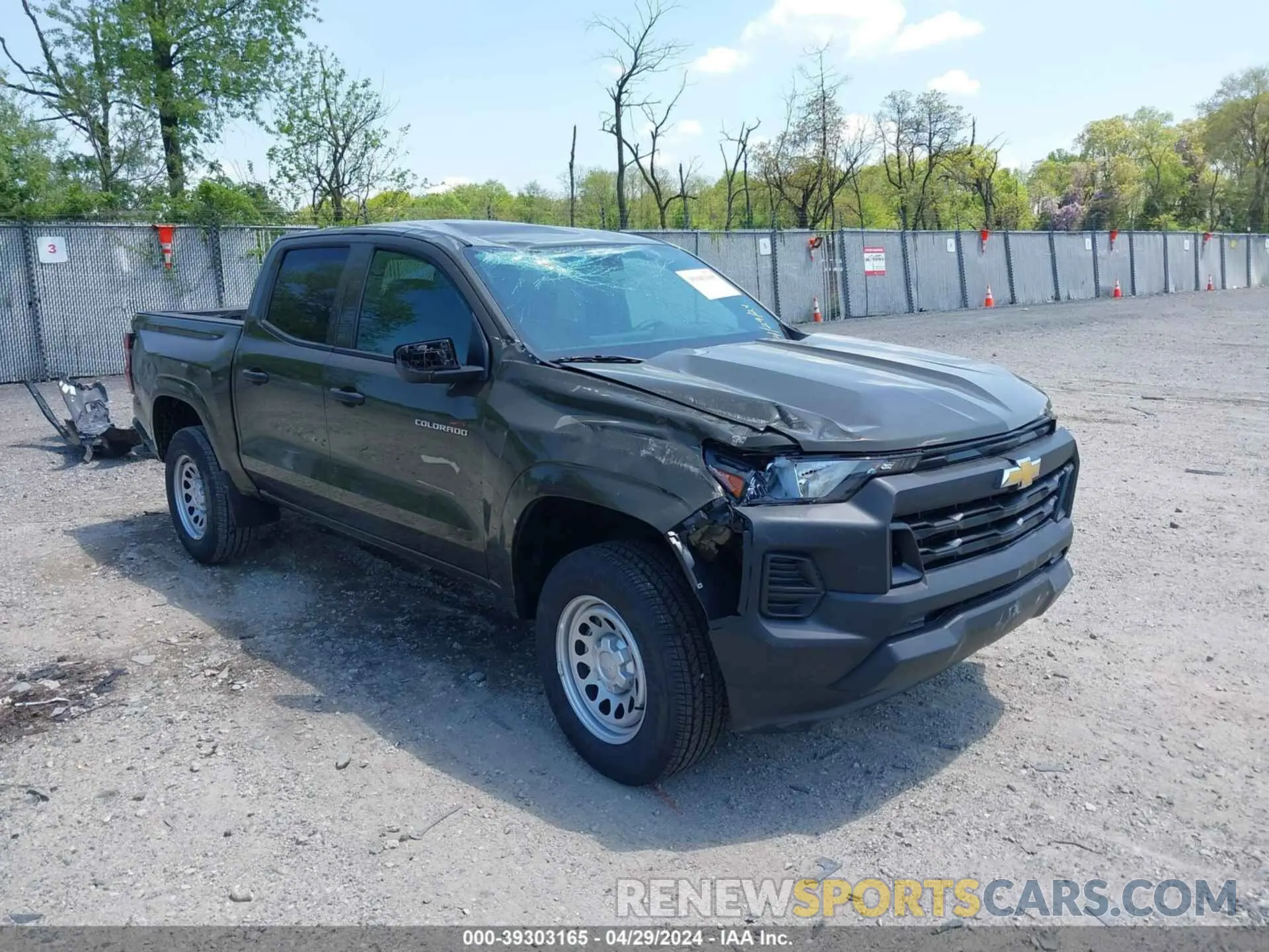 1 fotografías del automóvil dañado 1GCGSBEC8R1134107 CHEVROLET COLORADO 2024