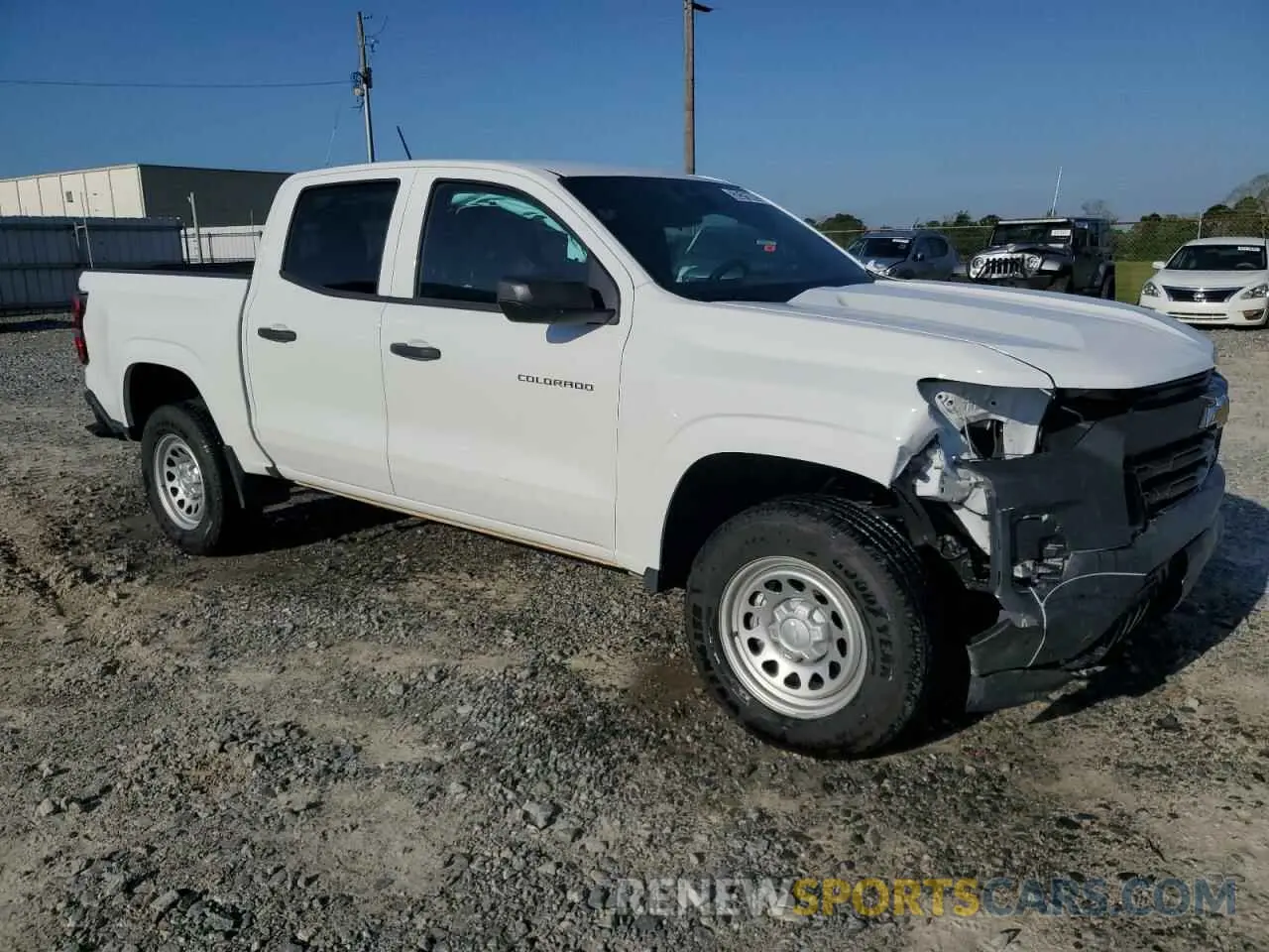 4 fotografías del automóvil dañado 1GCGSBECXR1135193 CHEVROLET COLORADO 2024