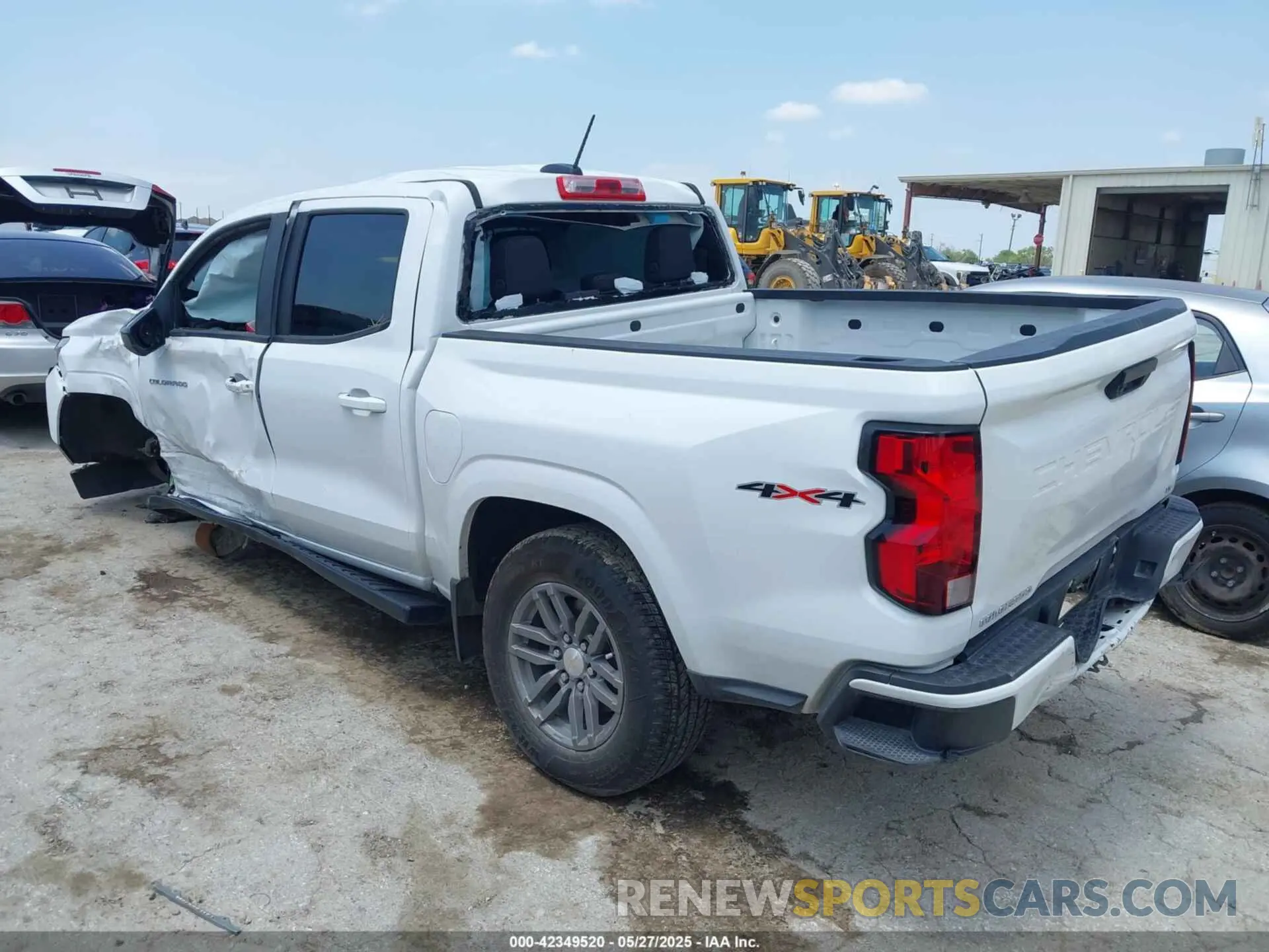 3 fotografías del automóvil dañado 1GCGTCEC5R1128932 CHEVROLET COLORADO 2024