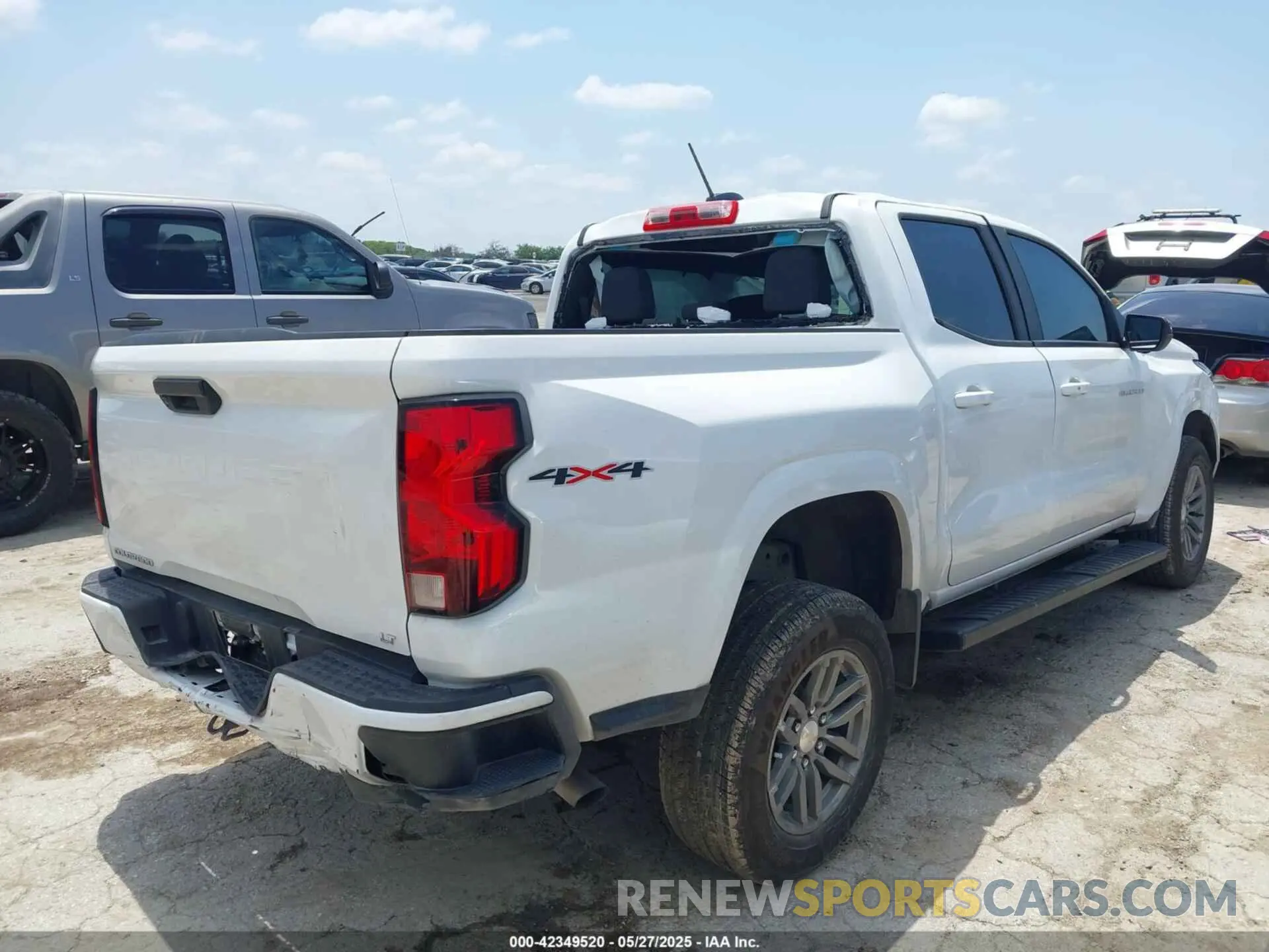 4 fotografías del automóvil dañado 1GCGTCEC5R1128932 CHEVROLET COLORADO 2024