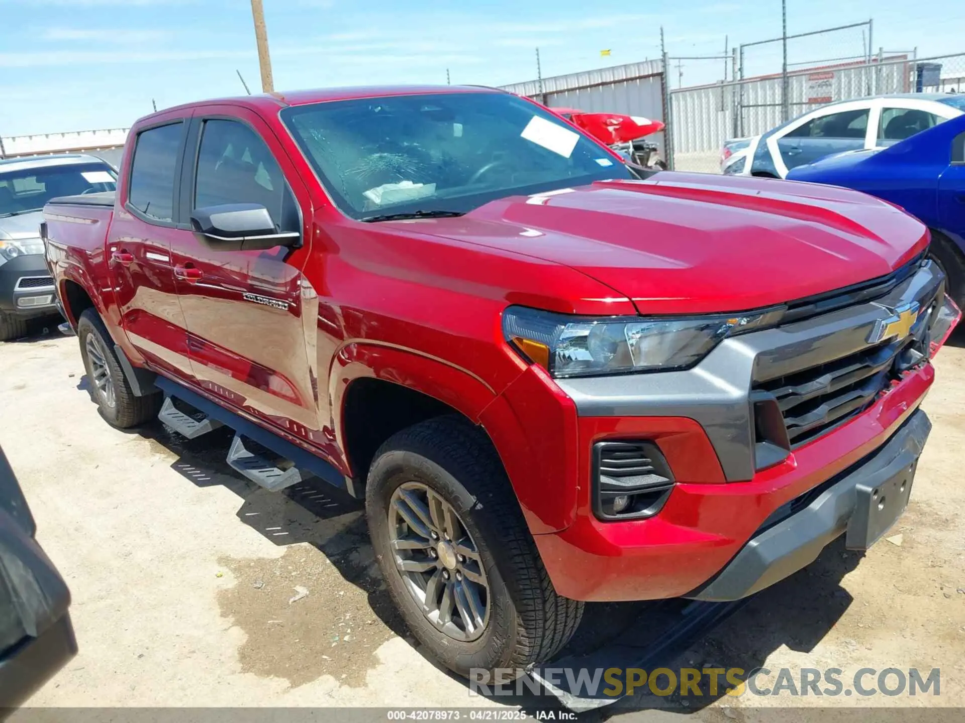 1 fotografías del automóvil dañado 1GCPSCEK1R1130753 CHEVROLET COLORADO 2024