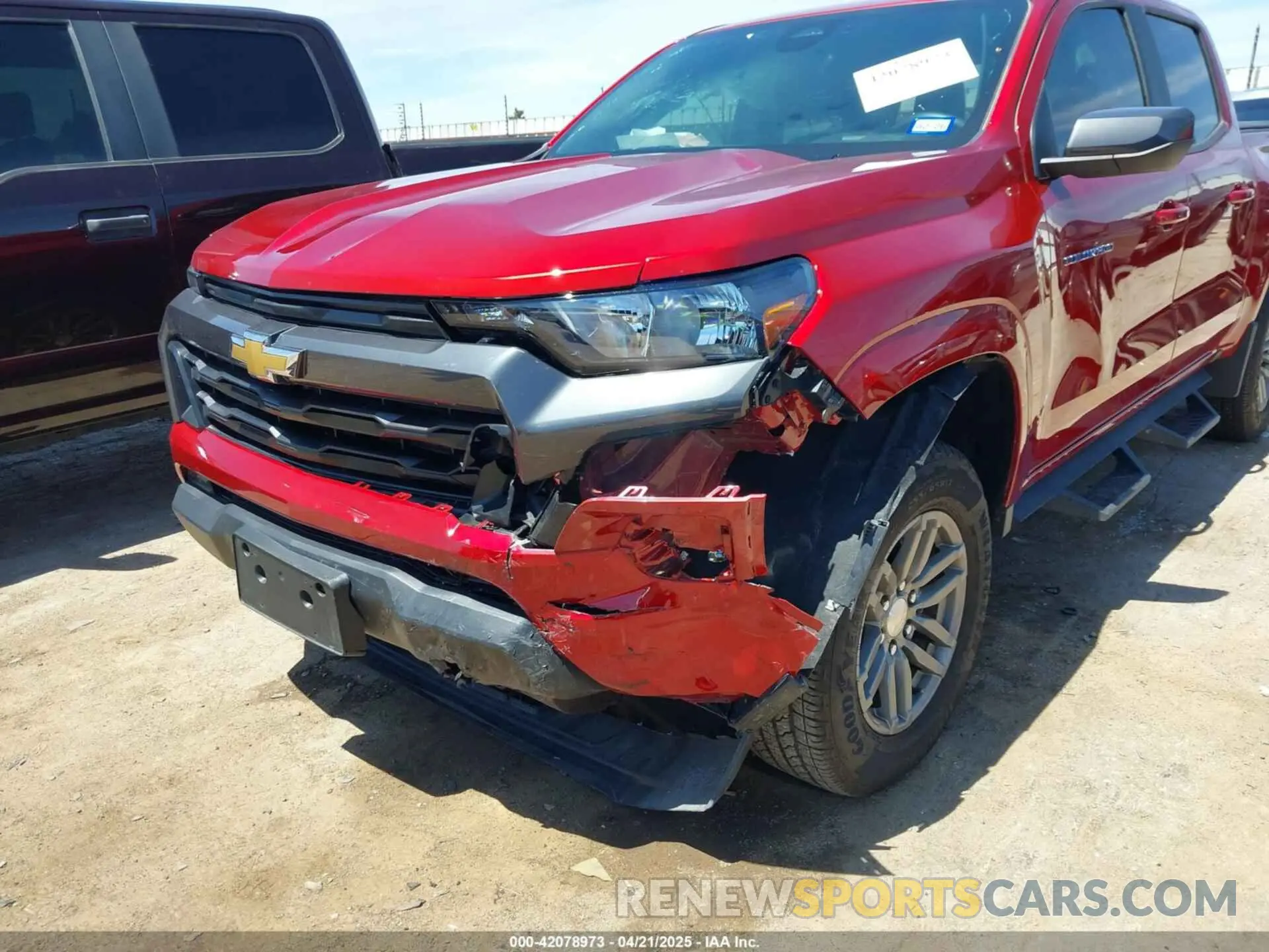 6 fotografías del automóvil dañado 1GCPSCEK1R1130753 CHEVROLET COLORADO 2024