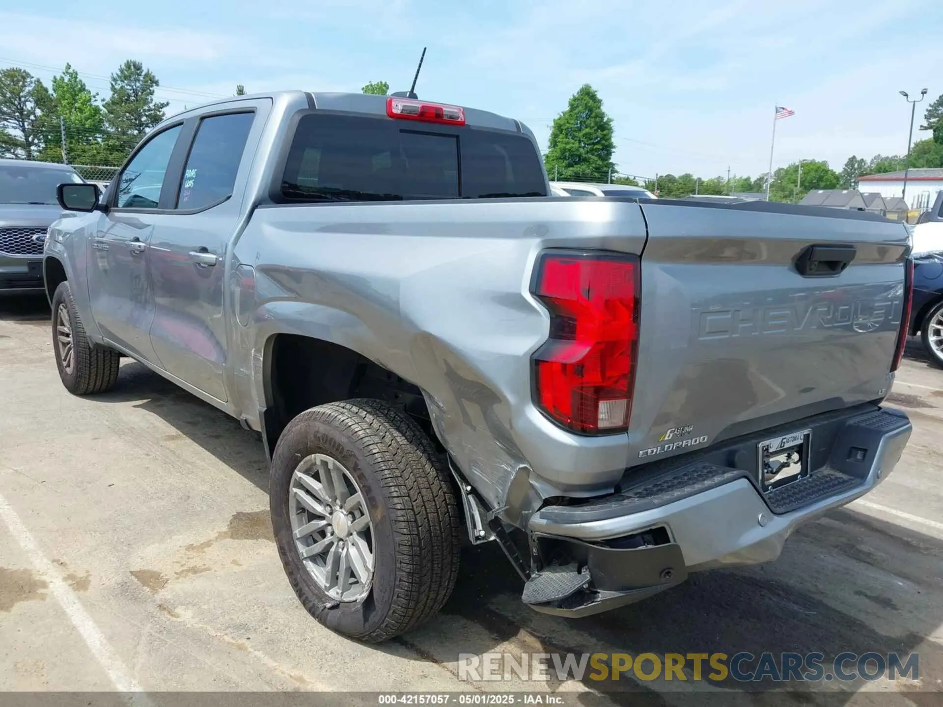 3 fotografías del automóvil dañado 1GCPSCEK3R1318917 CHEVROLET COLORADO 2024
