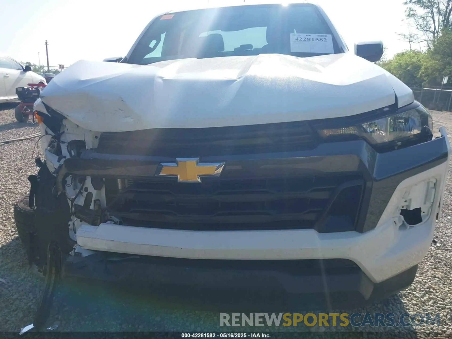 17 fotografías del automóvil dañado 1GCPSCEK6R1198160 CHEVROLET COLORADO 2024