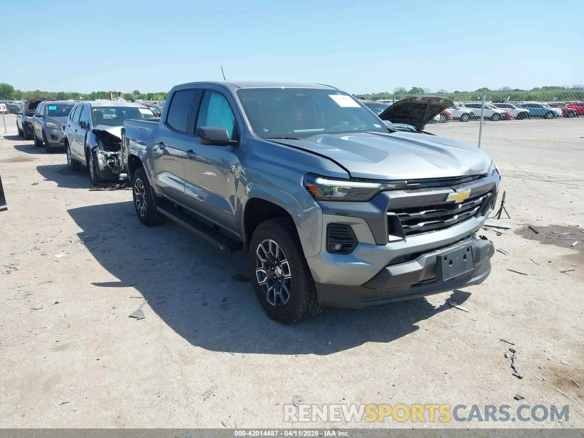 1 fotografías del automóvil dañado 1GCPSCEK9R1177545 CHEVROLET COLORADO 2024