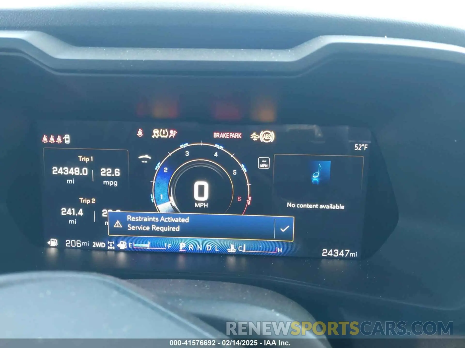 7 fotografías del automóvil dañado 1GCPTBEK8R1131731 CHEVROLET COLORADO 2024