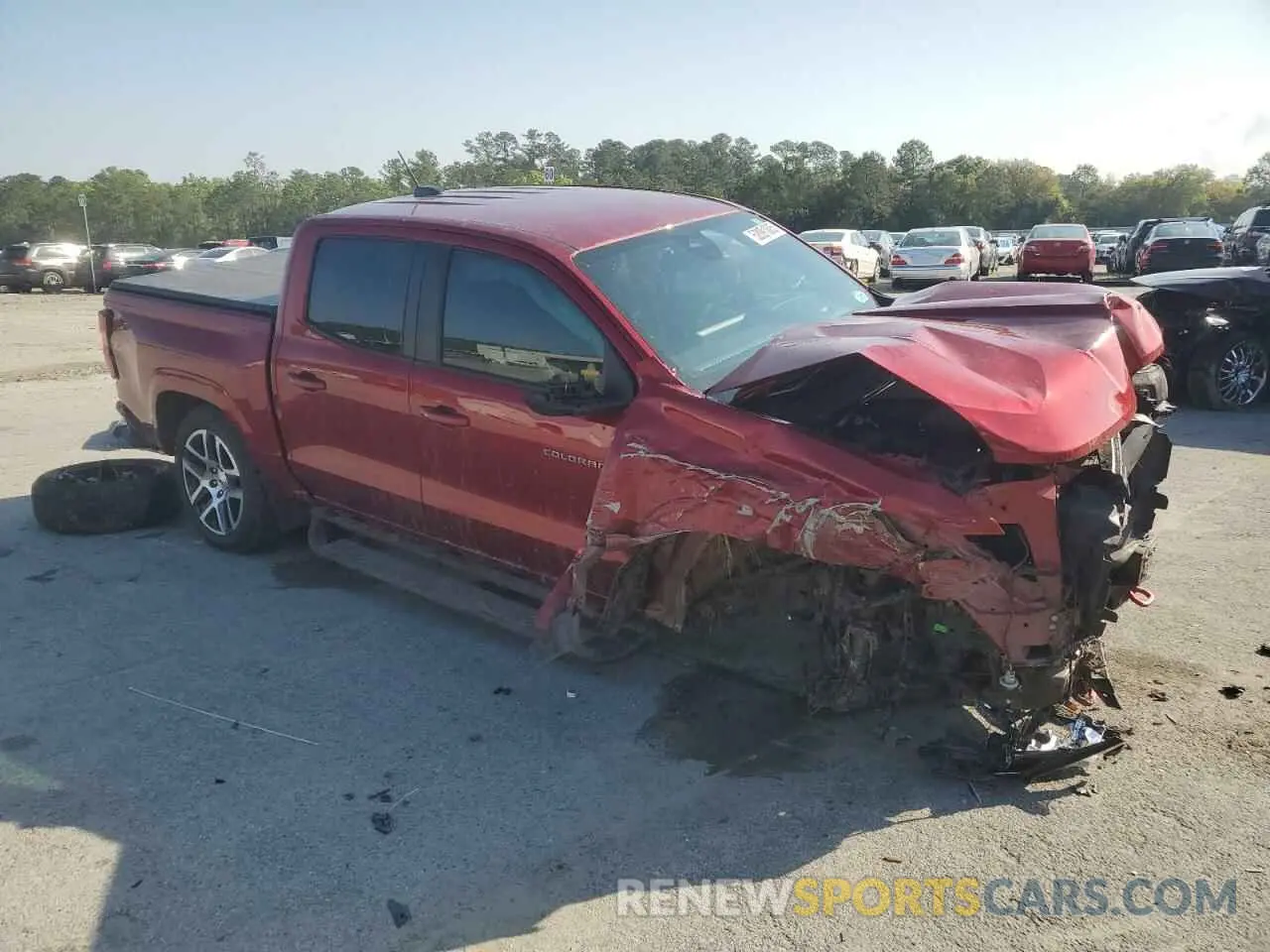 4 fotografías del automóvil dañado 1GCPTDEK0R1123201 CHEVROLET COLORADO 2024