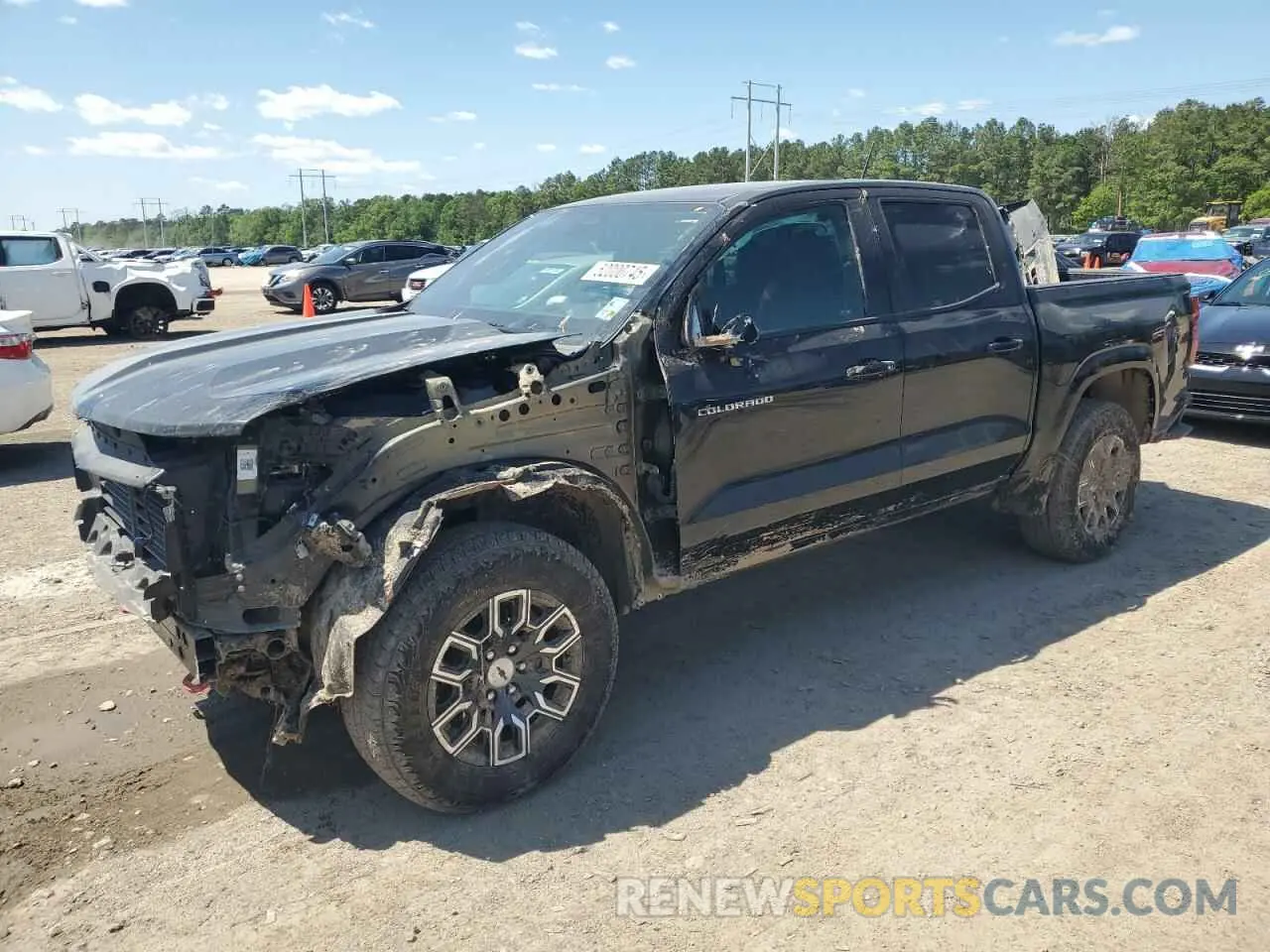 1 fotografías del automóvil dañado 1GCPTDEK1R1244321 CHEVROLET COLORADO 2024