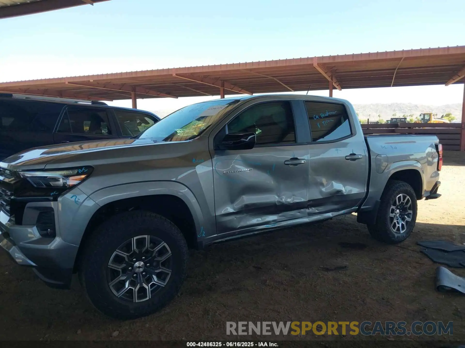 6 fotografías del automóvil dañado 1GCPTDEK2R1321052 CHEVROLET COLORADO 2024