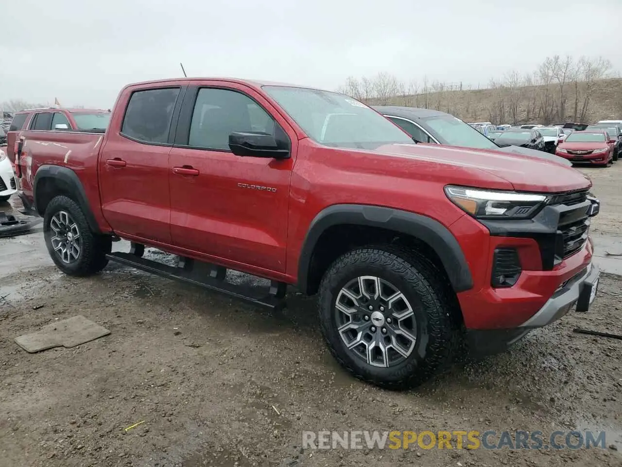4 fotografías del automóvil dañado 1GCPTDEK3R1110815 CHEVROLET COLORADO 2024