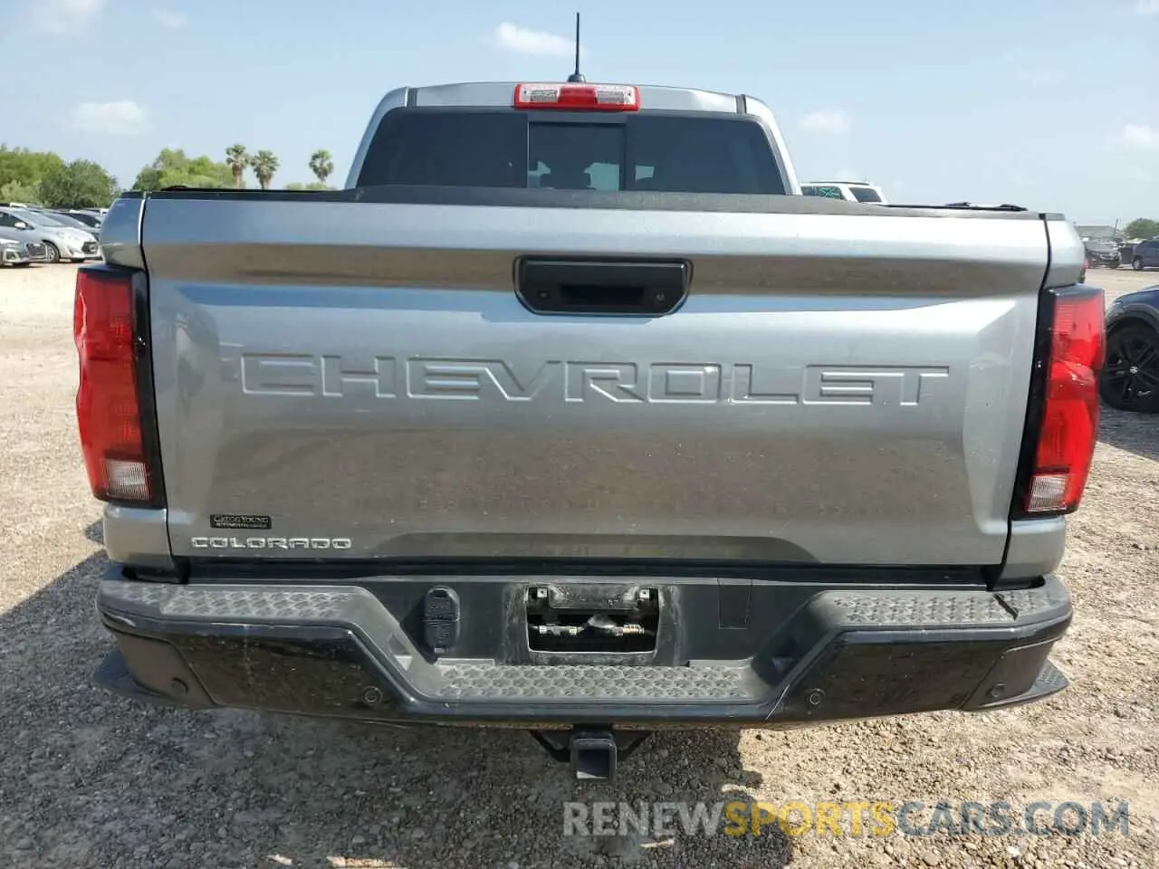 6 fotografías del automóvil dañado 1GCPTDEK3R1212177 CHEVROLET COLORADO 2024