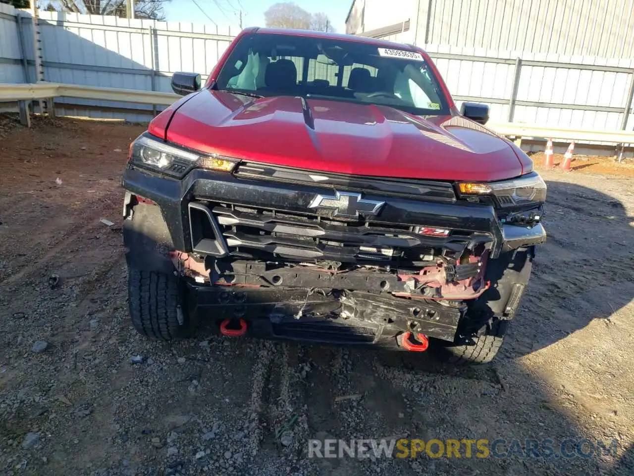 5 fotografías del automóvil dañado 1GCPTDEK9R1128882 CHEVROLET COLORADO 2024