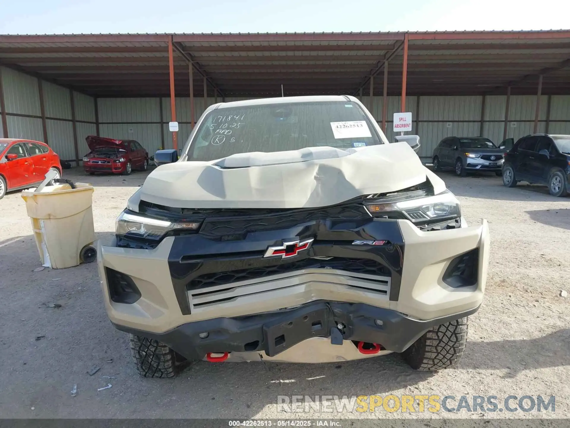 12 fotografías del automóvil dañado 1GCPTFEK4R1145701 CHEVROLET COLORADO 2024