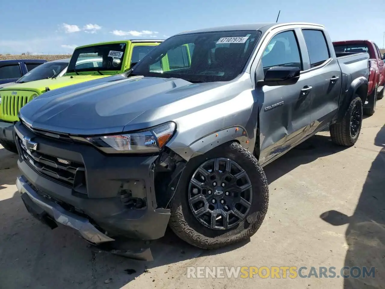 1 fotografías del automóvil dañado 1GCPTEEK4P1242548 CHEVROLET COLORADO T 2023
