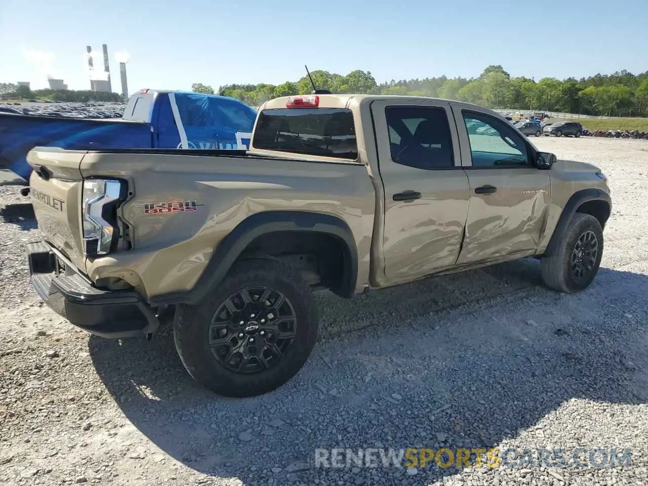 3 fotografías del automóvil dañado 1GCPTEEK5P1157847 CHEVROLET COLORADO T 2023