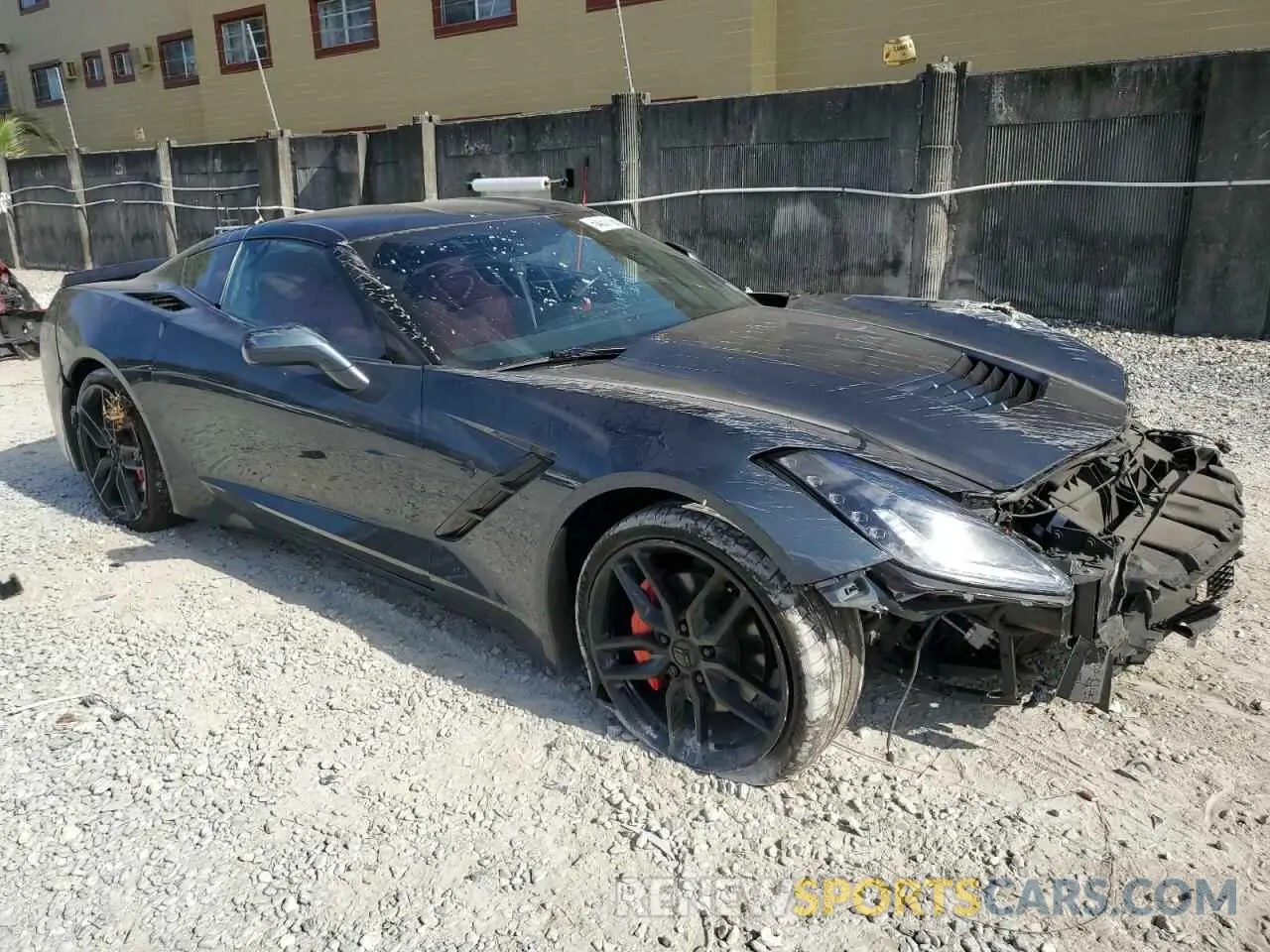 4 fotografías del automóvil dañado 1G1YB2D71K5114247 CHEVROLET CORVETTE 2019