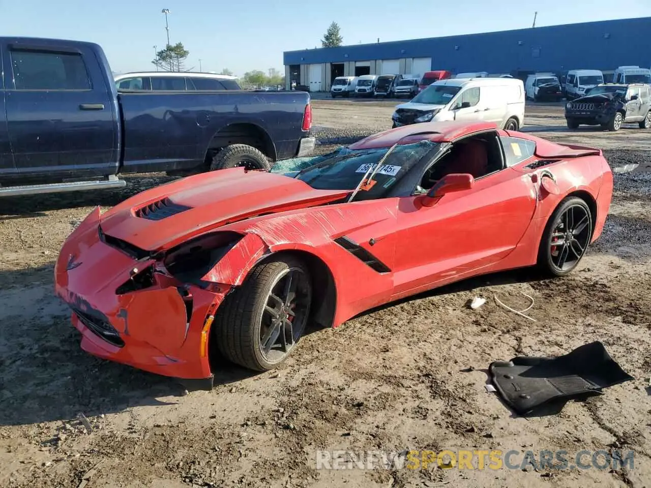 1 fotografías del automóvil dañado 1G1YB2D74K5109933 CHEVROLET CORVETTE 2019