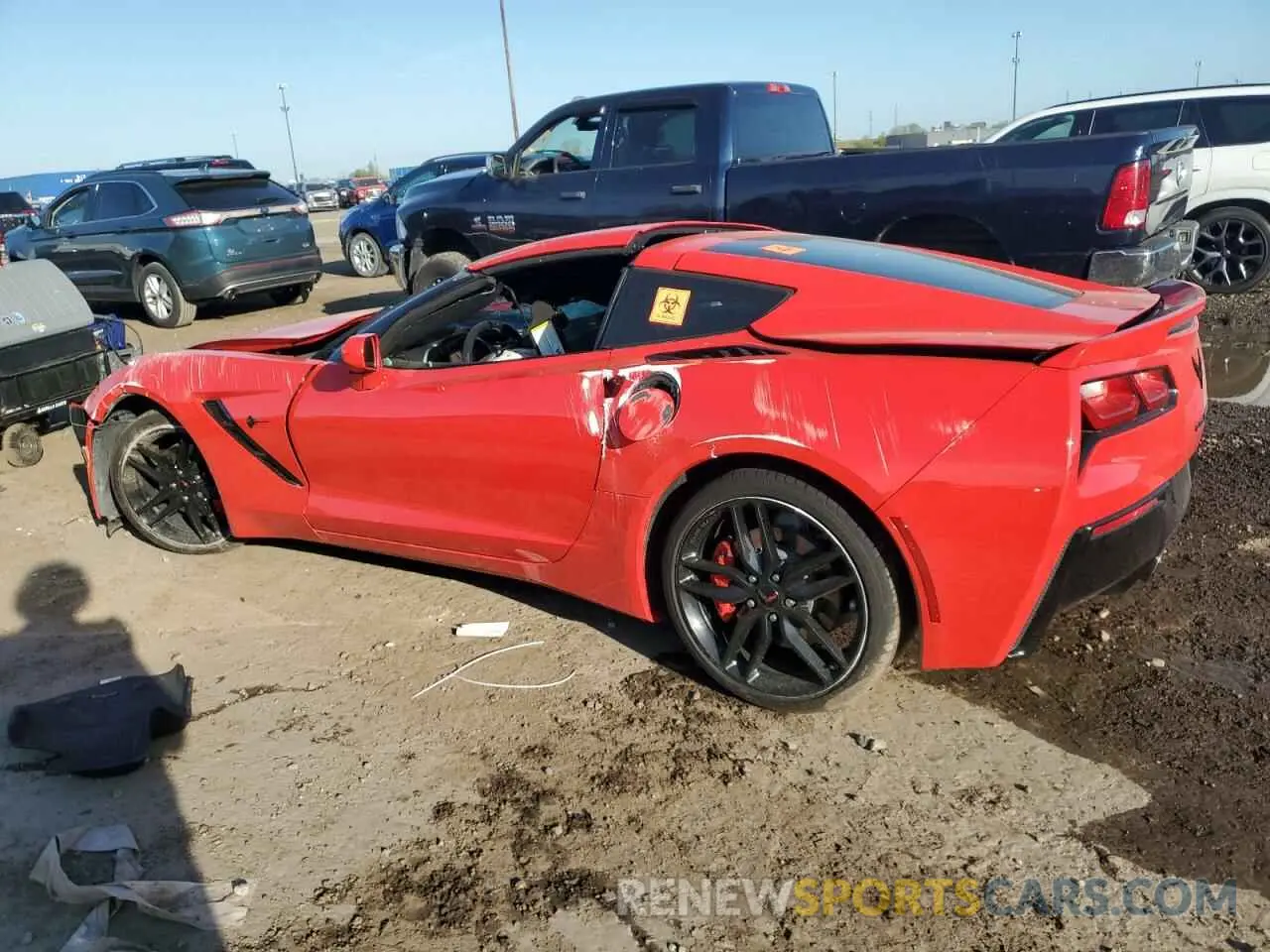 2 fotografías del automóvil dañado 1G1YB2D74K5109933 CHEVROLET CORVETTE 2019