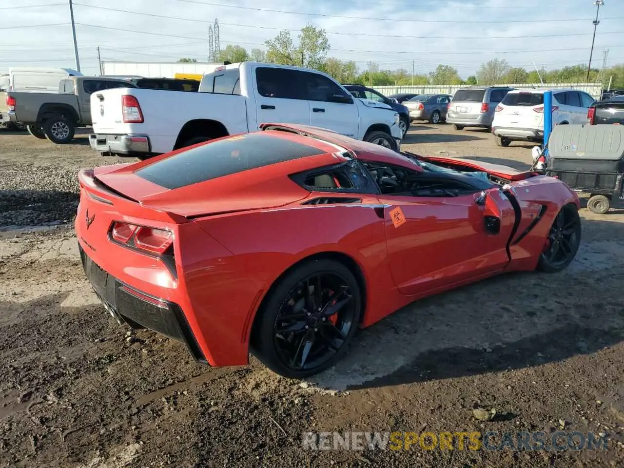 3 fotografías del automóvil dañado 1G1YB2D74K5109933 CHEVROLET CORVETTE 2019