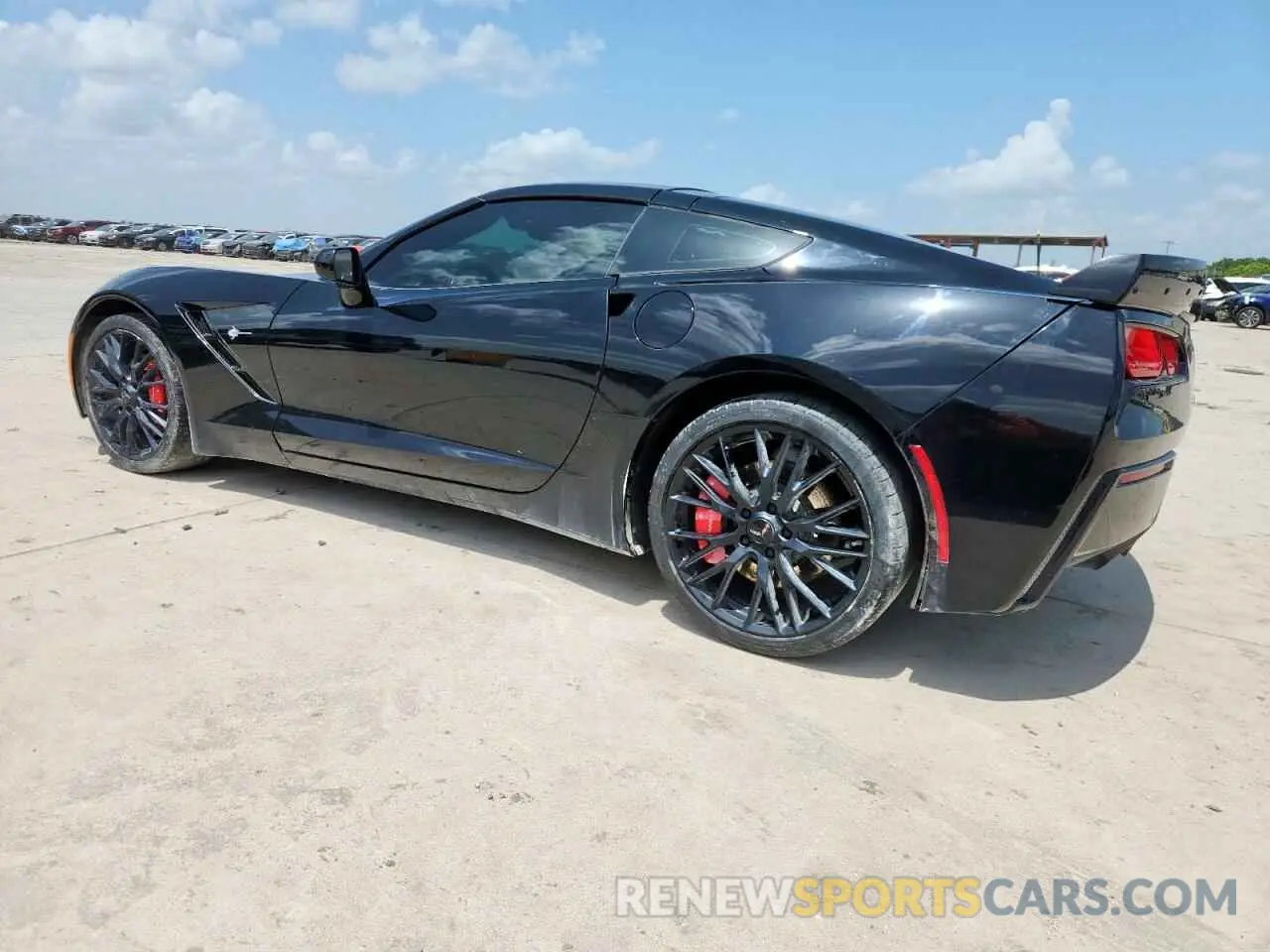 2 fotografías del automóvil dañado 1G1YB2D75K5103509 CHEVROLET CORVETTE 2019