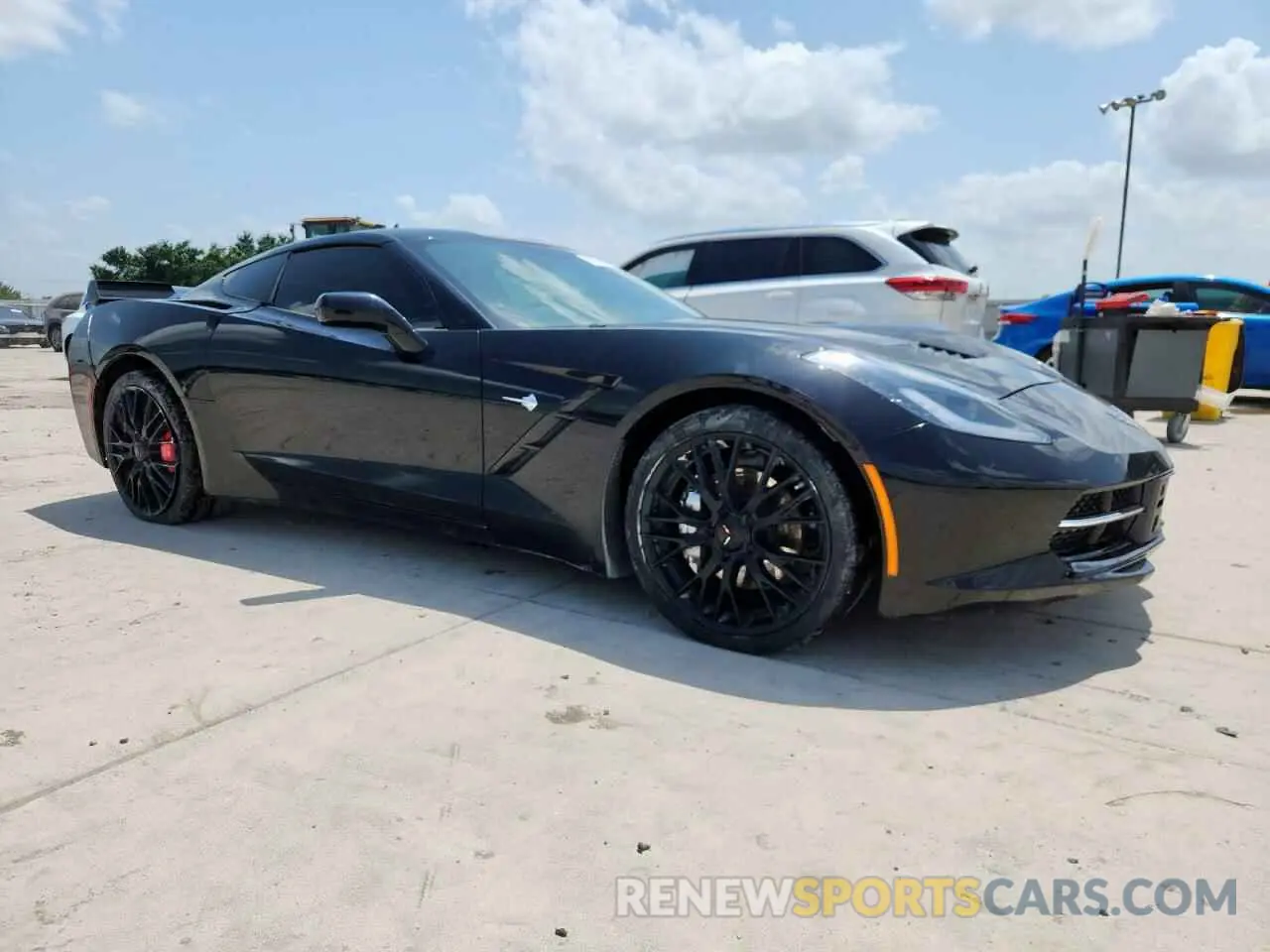 4 fotografías del automóvil dañado 1G1YB2D75K5103509 CHEVROLET CORVETTE 2019
