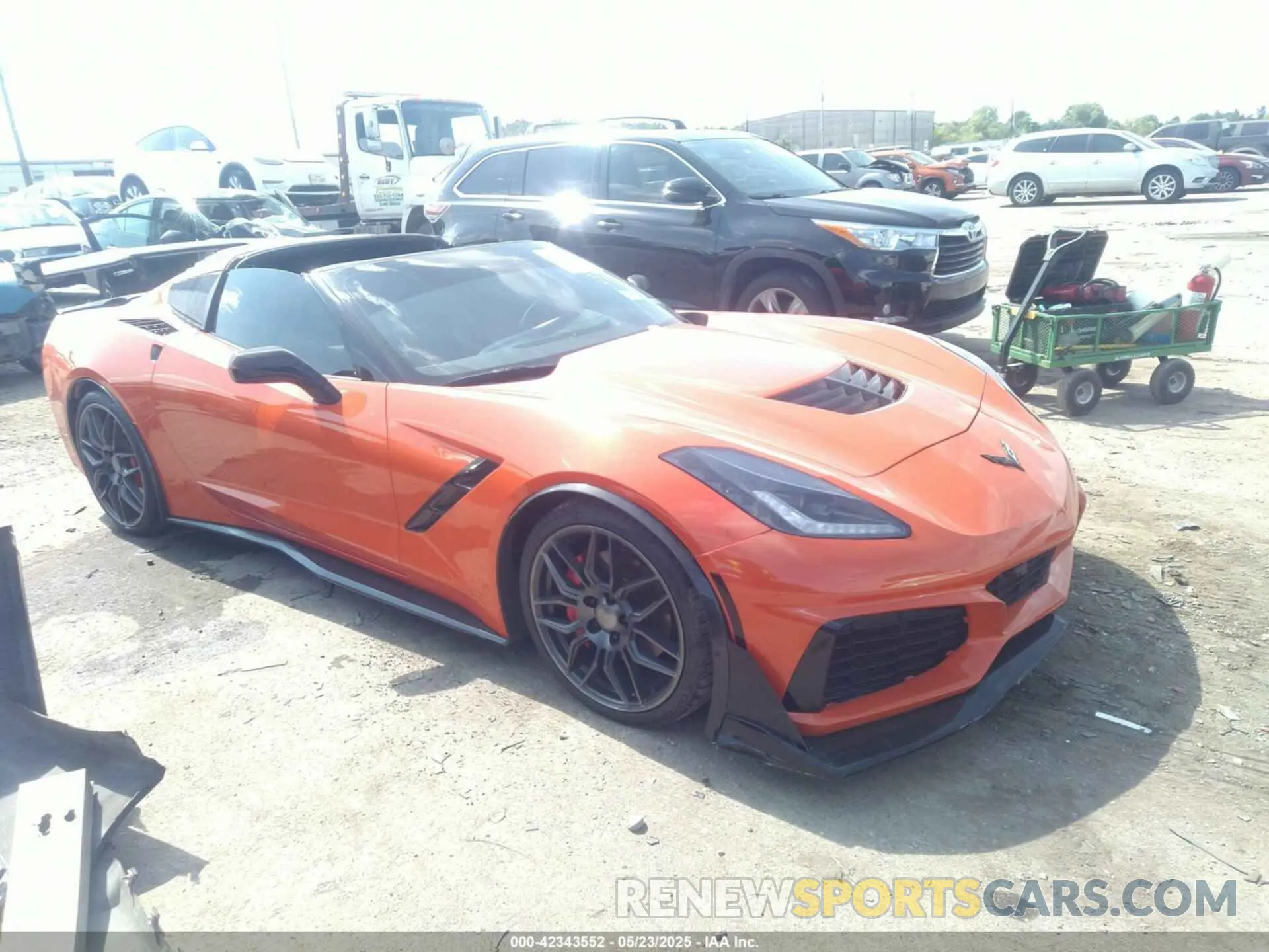 1 fotografías del automóvil dañado 1G1YC2D77K5100110 CHEVROLET CORVETTE 2019
