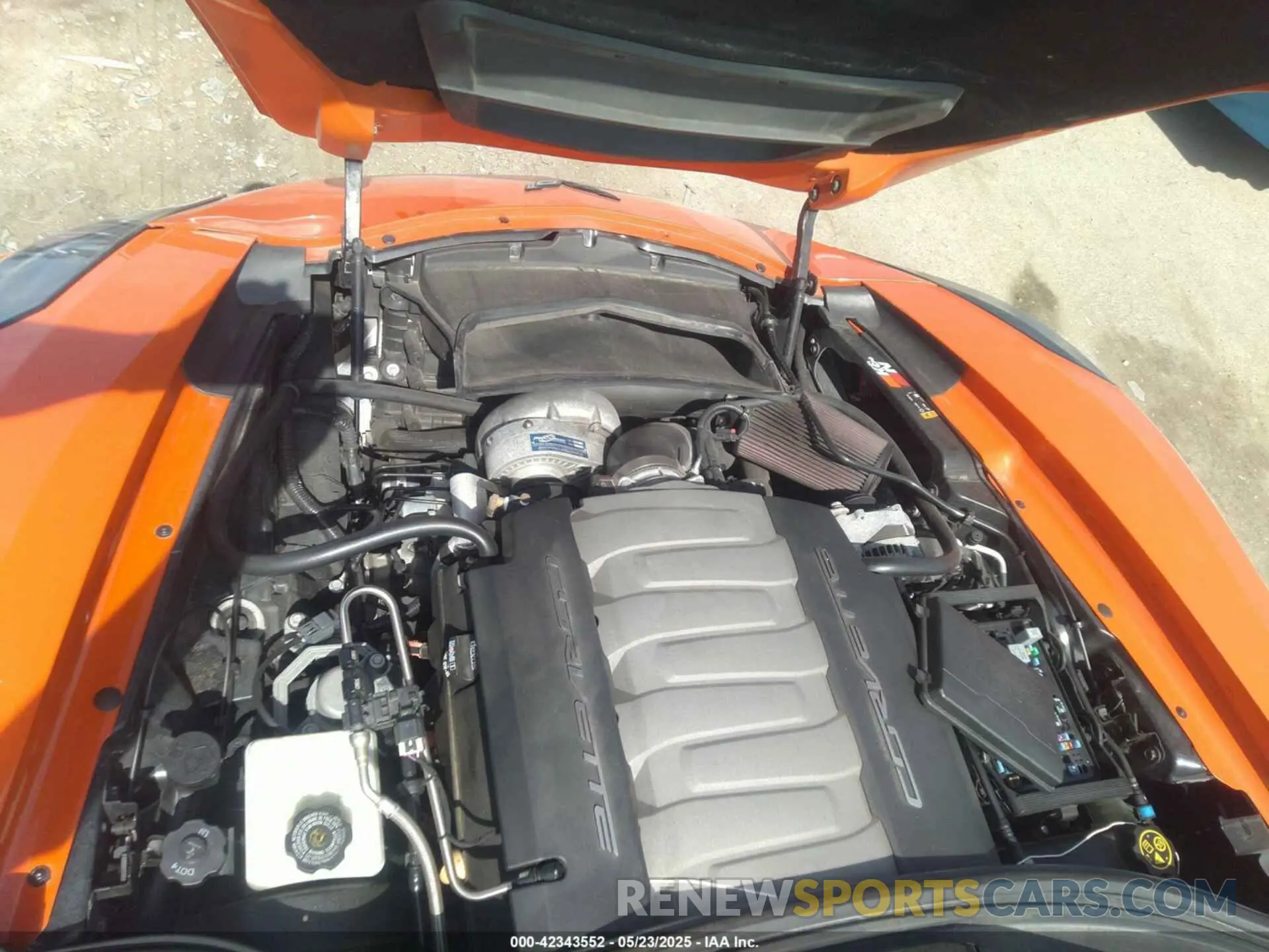 10 fotografías del automóvil dañado 1G1YC2D77K5100110 CHEVROLET CORVETTE 2019