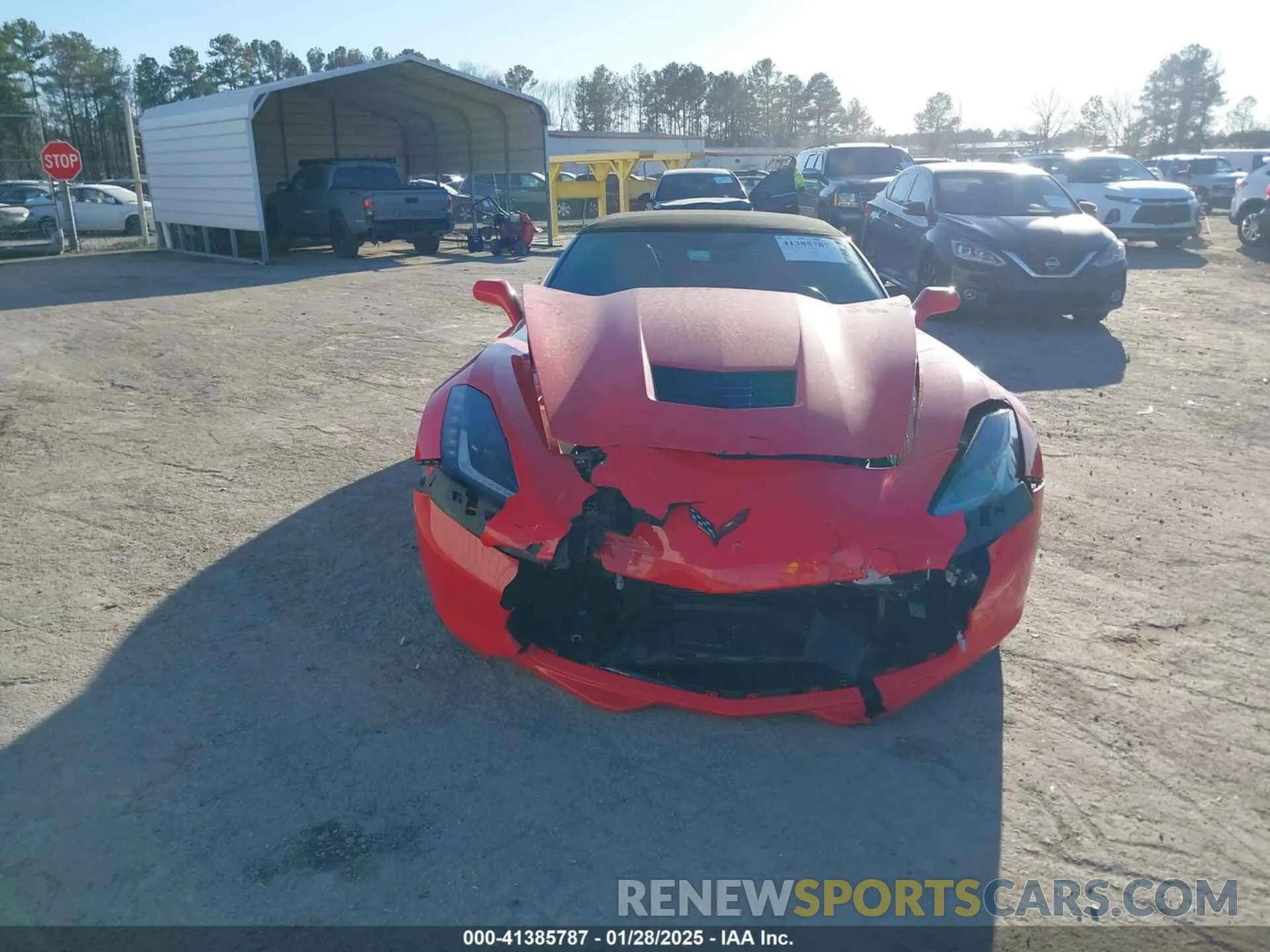 12 fotografías del automóvil dañado 1G1YD3D76K5113370 CHEVROLET CORVETTE 2019