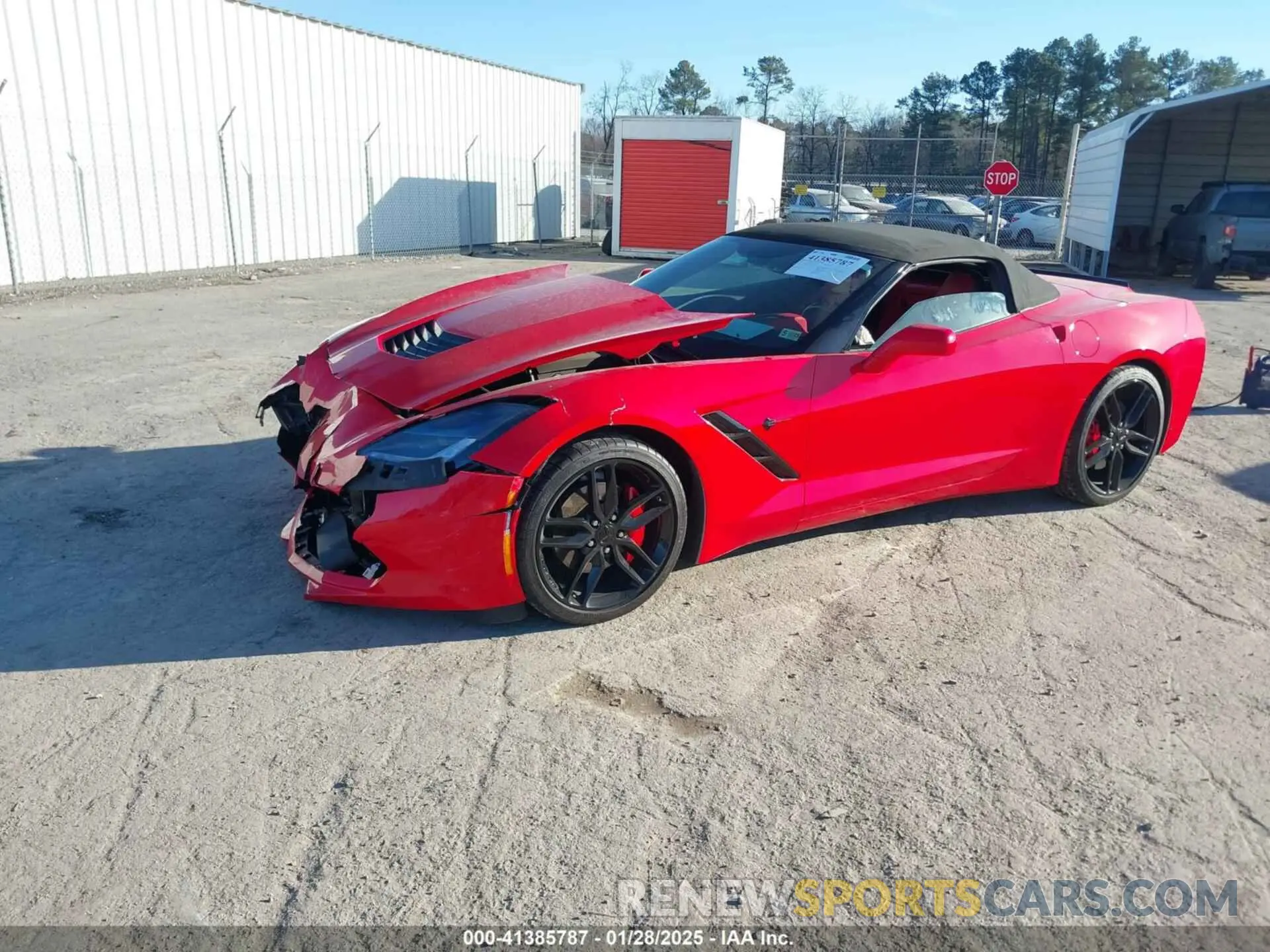 2 fotografías del automóvil dañado 1G1YD3D76K5113370 CHEVROLET CORVETTE 2019