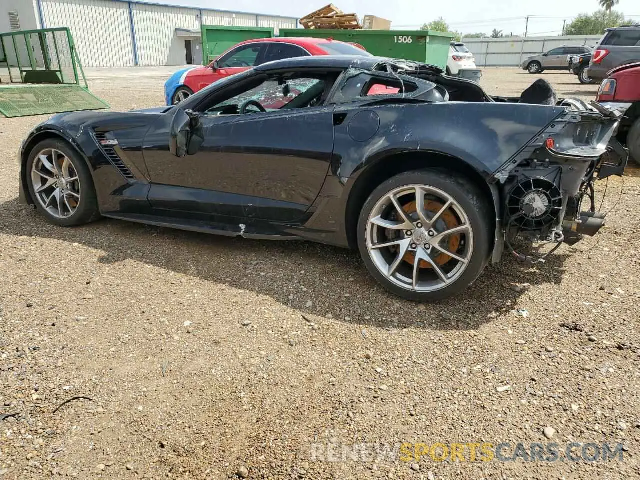 2 fotografías del automóvil dañado 1G1YS2D65K5603161 CHEVROLET CORVETTE 2019