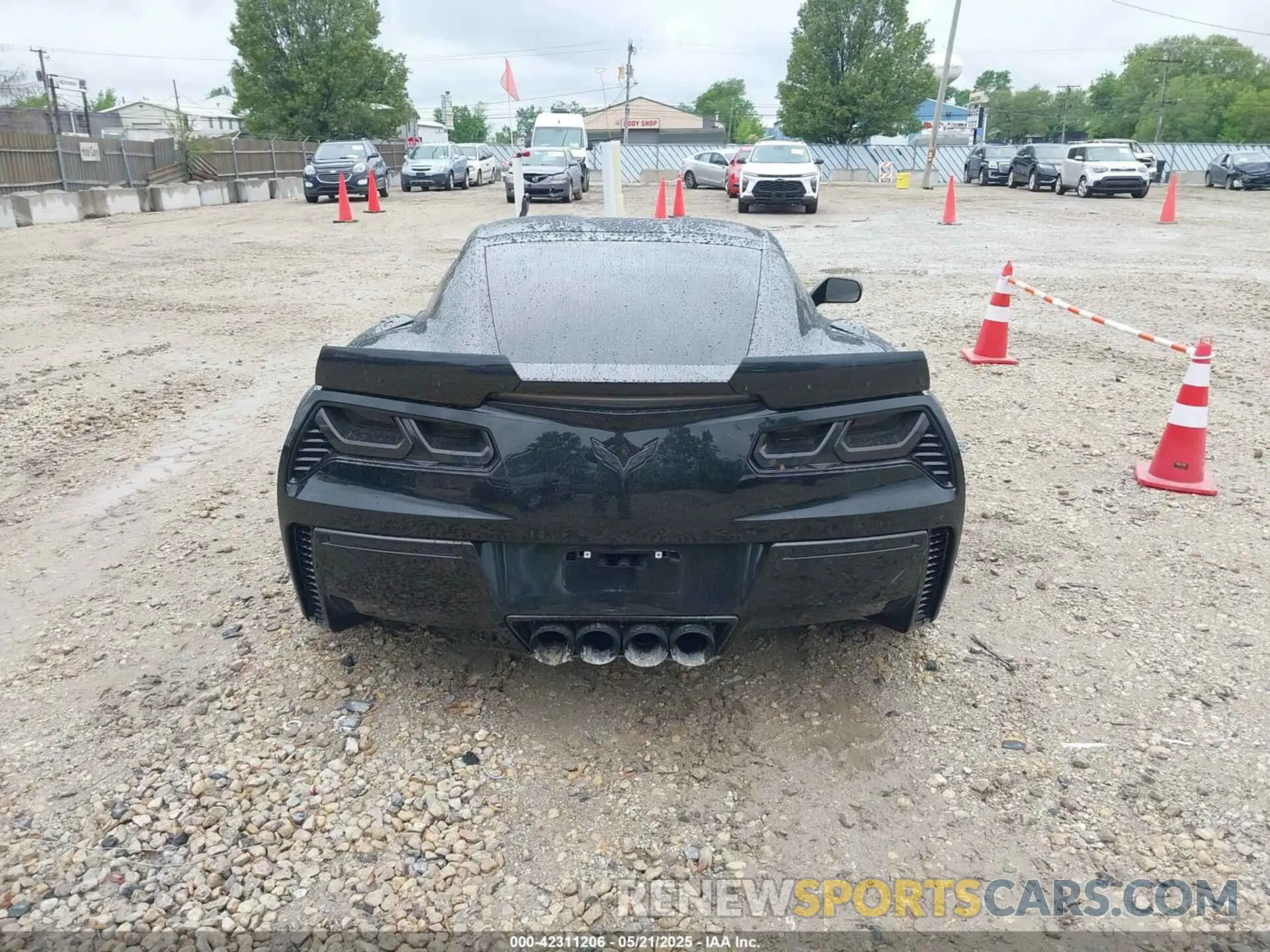 16 fotografías del automóvil dañado 1G1YS2D68K5601517 CHEVROLET CORVETTE 2019