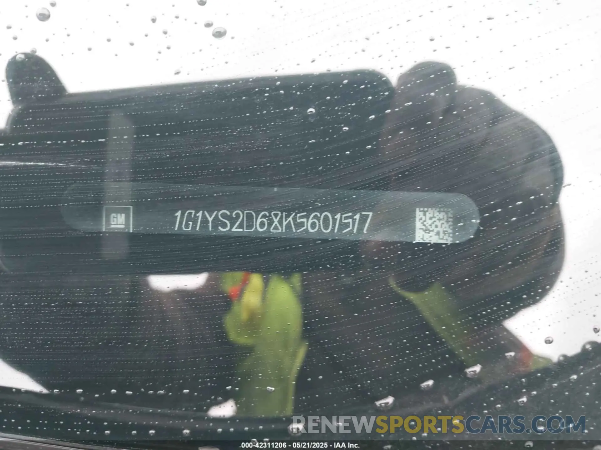 9 fotografías del automóvil dañado 1G1YS2D68K5601517 CHEVROLET CORVETTE 2019