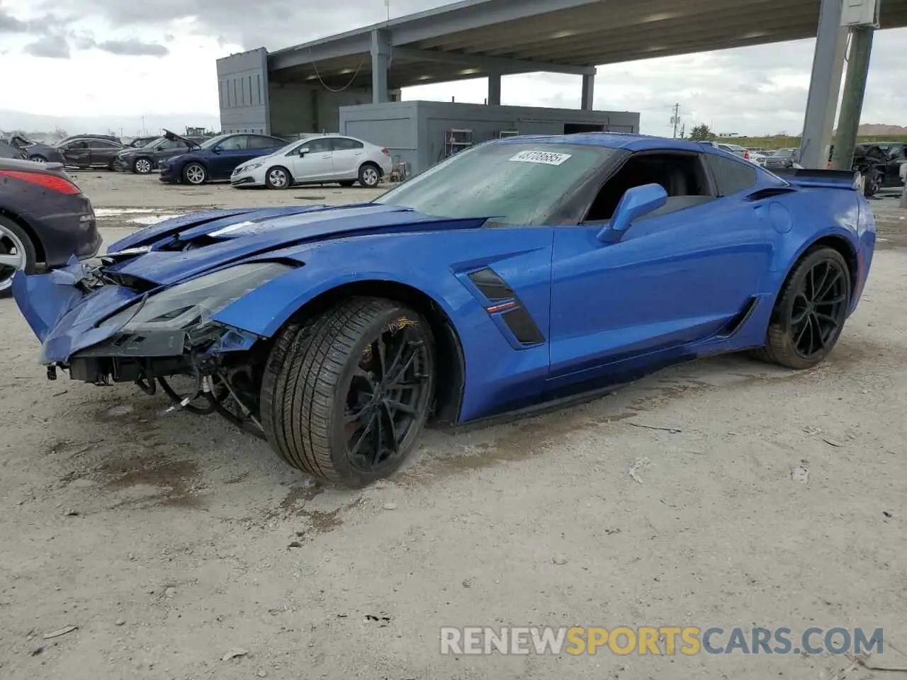 1 fotografías del automóvil dañado 1G1YW2D73K5114299 CHEVROLET CORVETTE 2019