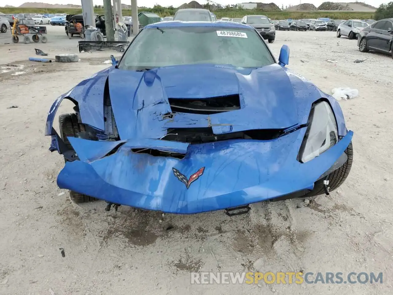 5 fotografías del automóvil dañado 1G1YW2D73K5114299 CHEVROLET CORVETTE 2019