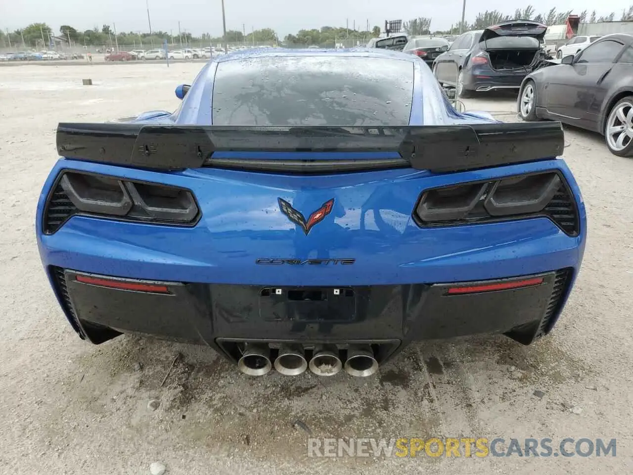 6 fotografías del automóvil dañado 1G1YW2D73K5114299 CHEVROLET CORVETTE 2019
