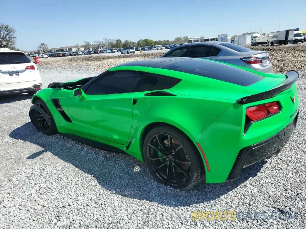 2 fotografías del automóvil dañado 1G1YW2D74K5115770 CHEVROLET CORVETTE 2019