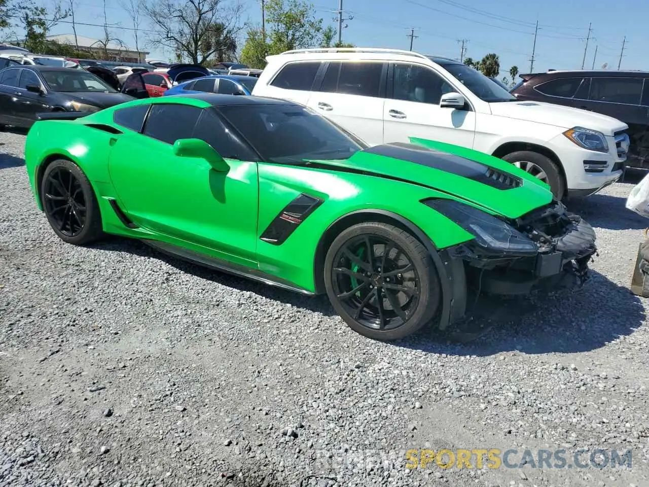 4 fotografías del automóvil dañado 1G1YW2D74K5115770 CHEVROLET CORVETTE 2019