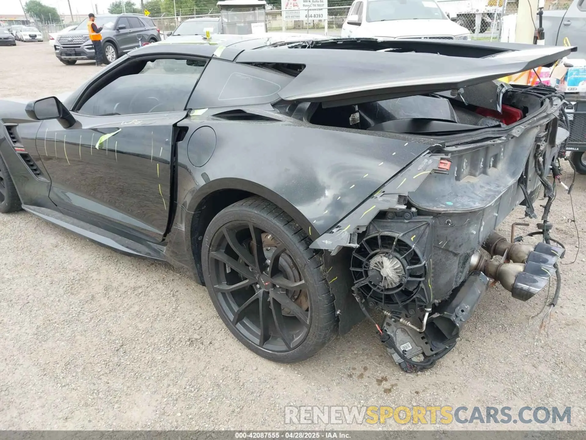 3 fotografías del automóvil dañado 1G1YW2D75K5112067 CHEVROLET CORVETTE 2019
