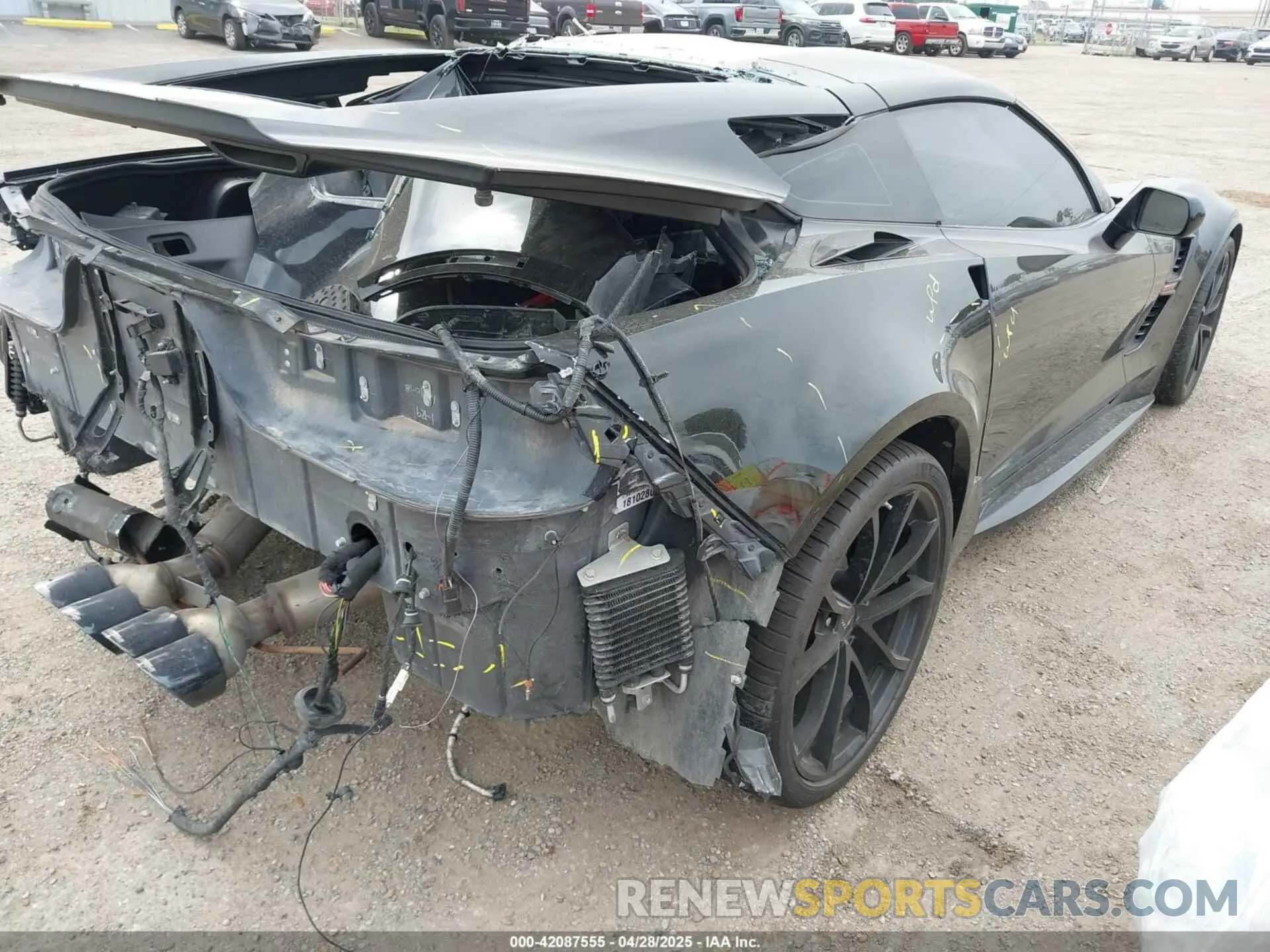 4 fotografías del automóvil dañado 1G1YW2D75K5112067 CHEVROLET CORVETTE 2019