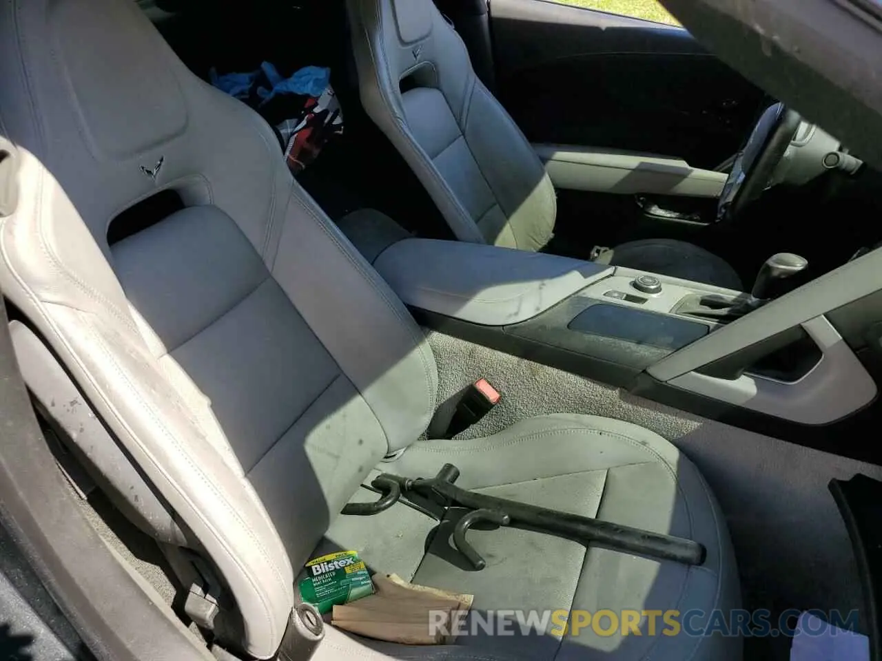 10 fotografías del automóvil dañado 1G1YY2D70K5100855 CHEVROLET CORVETTE 2019