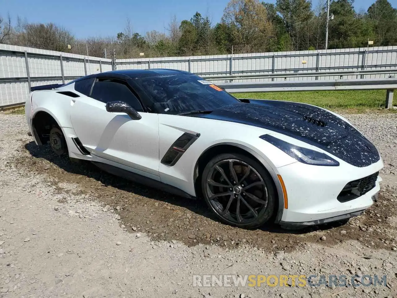 4 fotografías del automóvil dañado 1G1YY2D70K5100855 CHEVROLET CORVETTE 2019