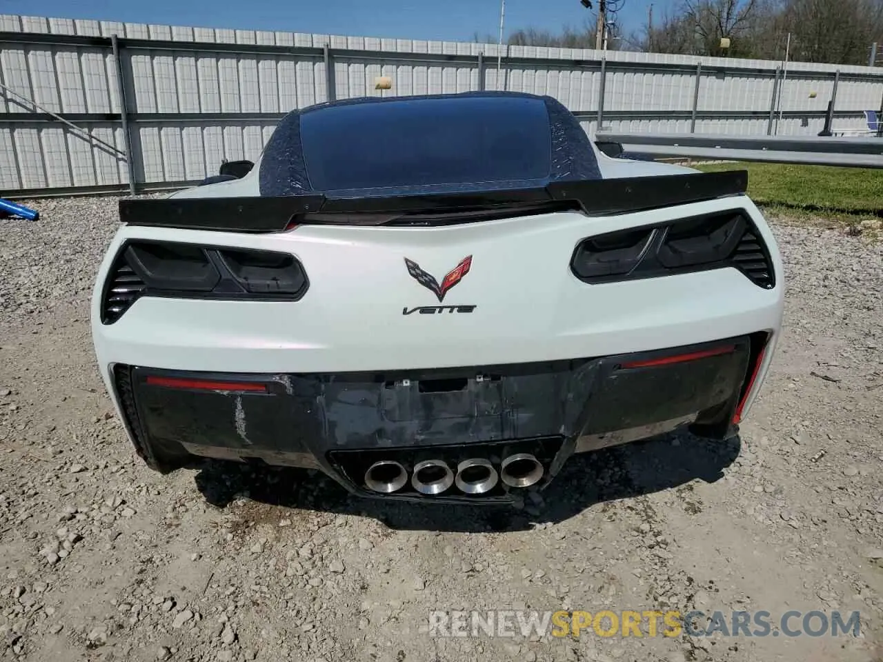 6 fotografías del automóvil dañado 1G1YY2D70K5100855 CHEVROLET CORVETTE 2019