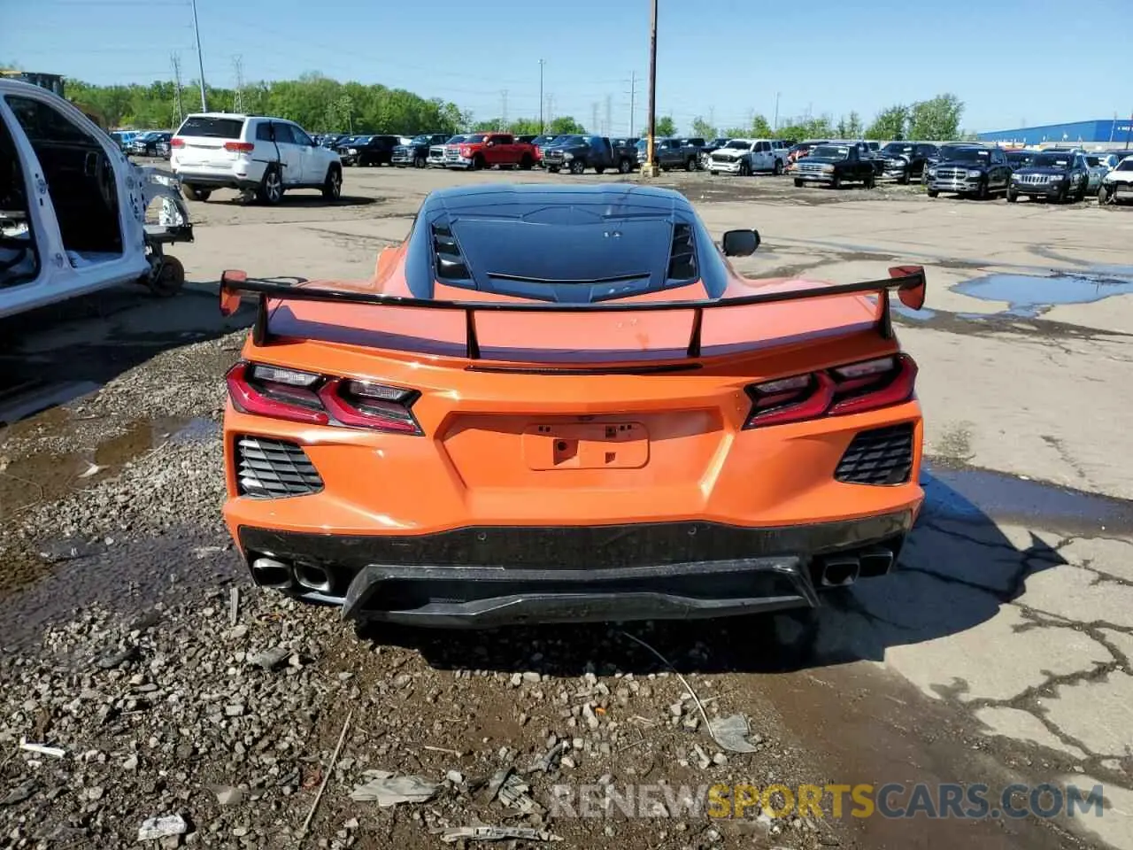 6 fotografías del automóvil dañado 1G1Y62D40L5112467 CHEVROLET CORVETTE 2020