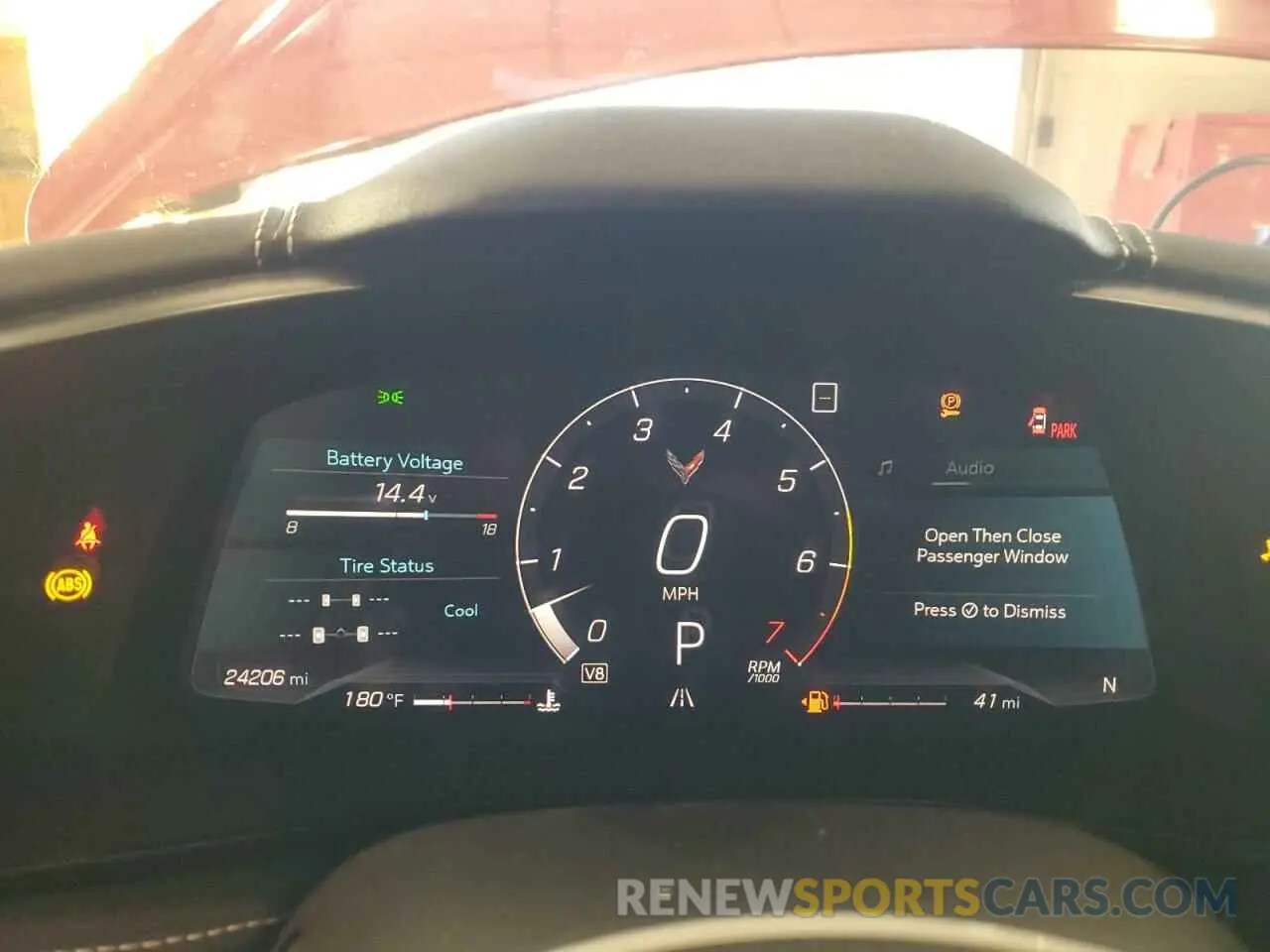 9 fotografías del automóvil dañado 1G1Y72D40L5112109 CHEVROLET CORVETTE 2020