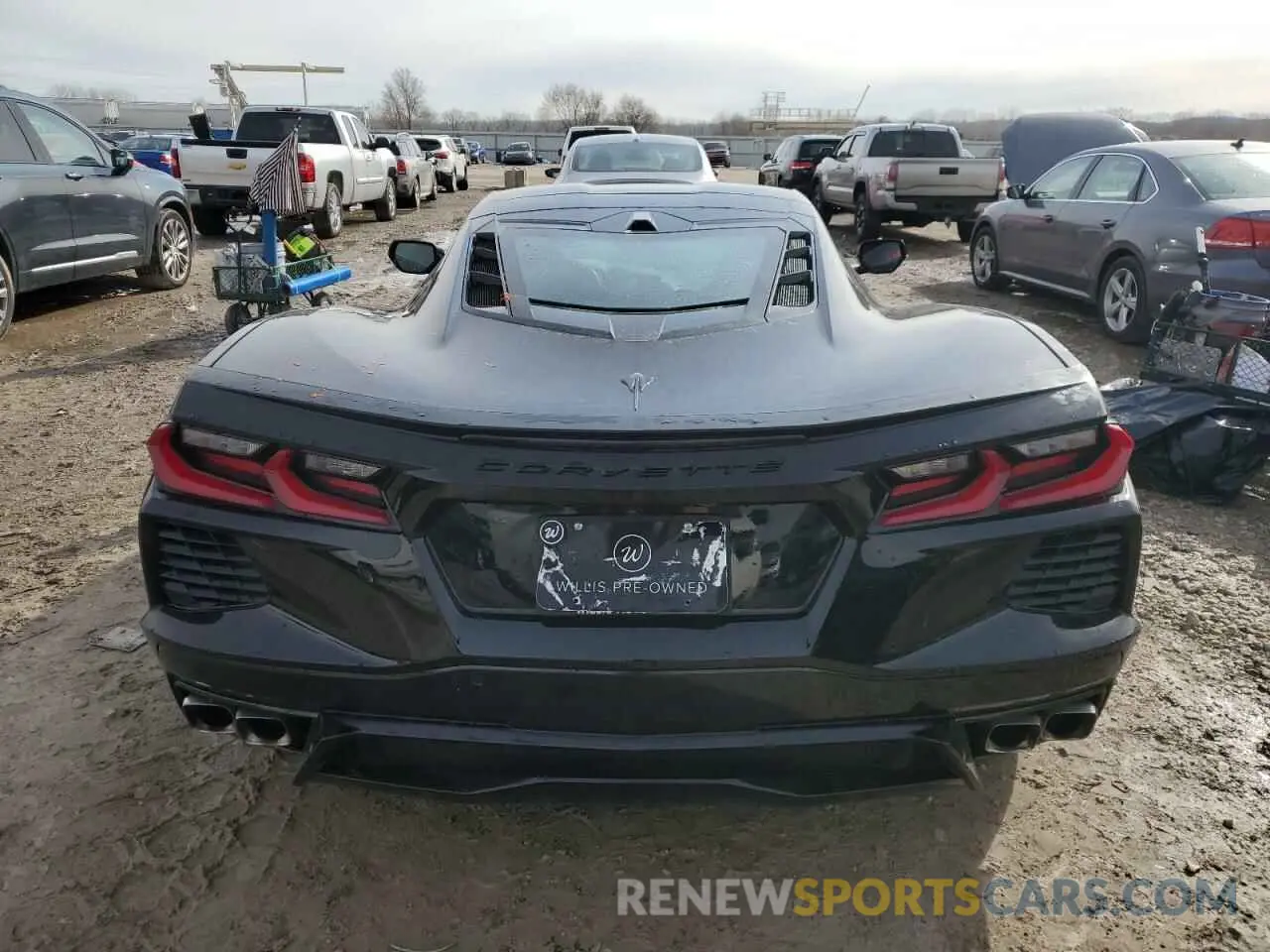 6 fotografías del automóvil dañado 1G1Y72D42L5104805 CHEVROLET CORVETTE 2020