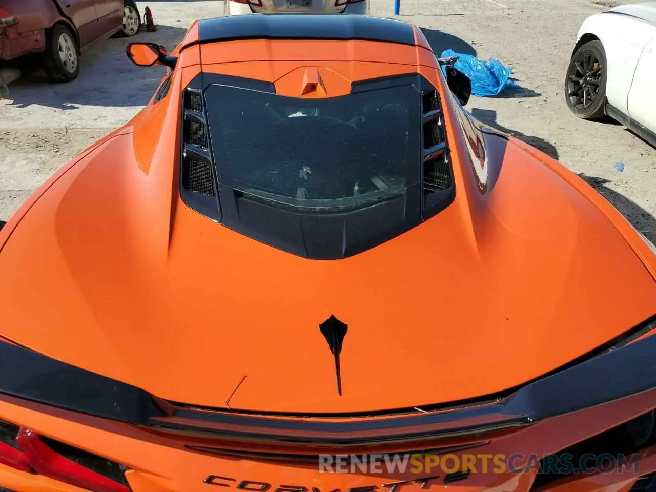 7 fotografías del automóvil dañado 1G1Y72D4XL5105832 CHEVROLET CORVETTE 2020