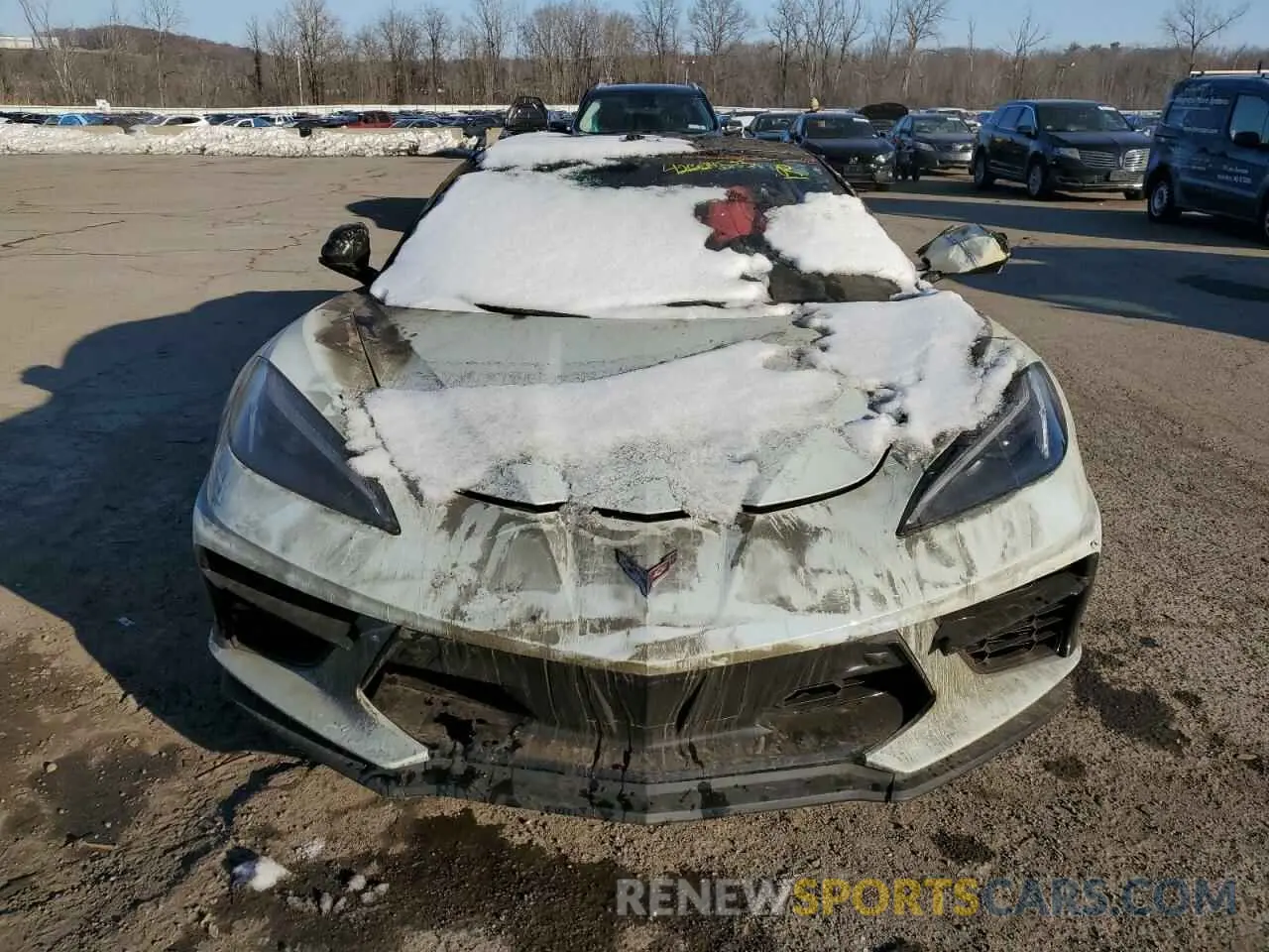 5 fotografías del automóvil dañado 1G1Y82D41L5104243 CHEVROLET CORVETTE 2020