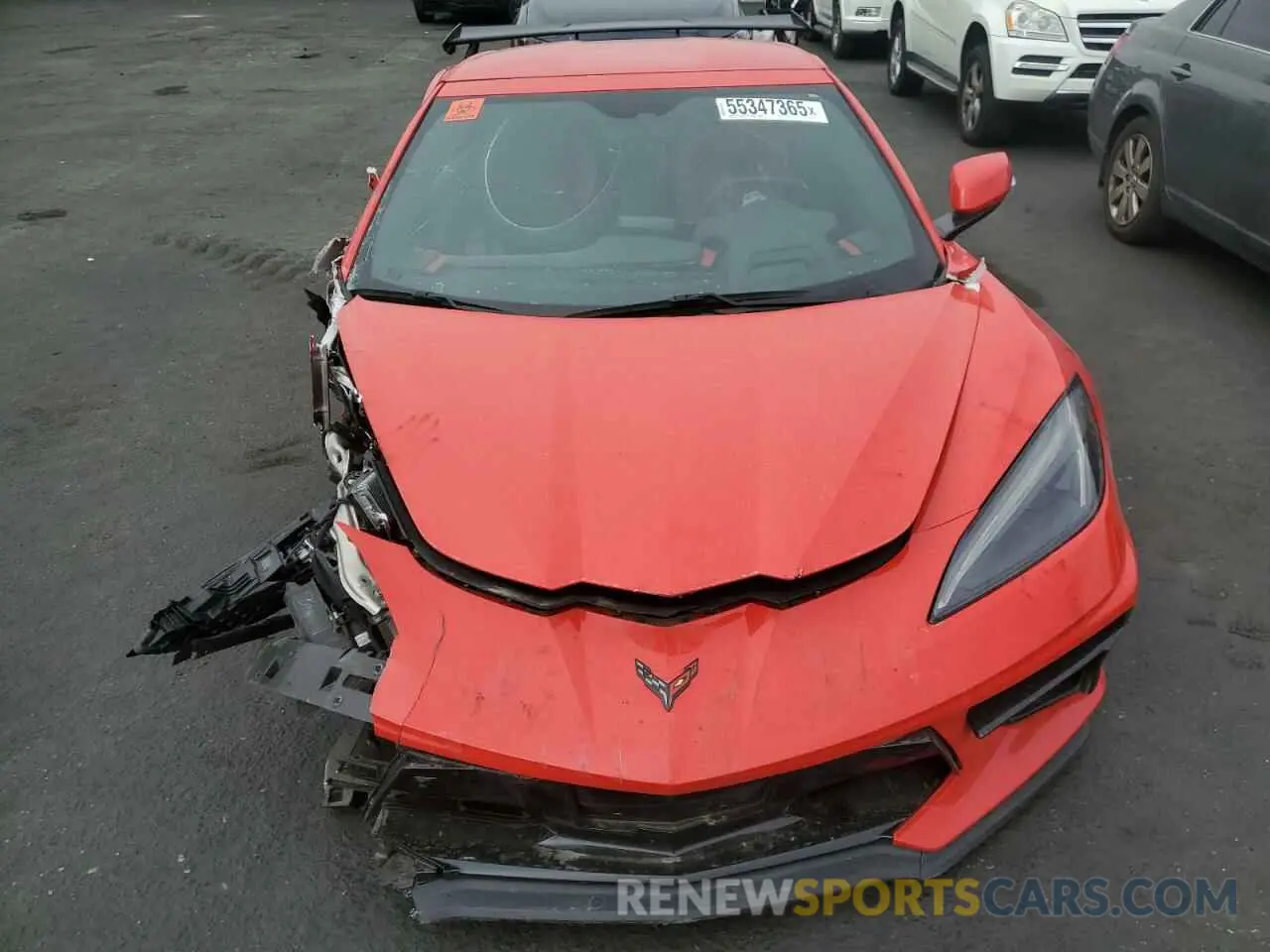 5 fotografías del automóvil dañado 1G1Y82D41L5109152 CHEVROLET CORVETTE 2020